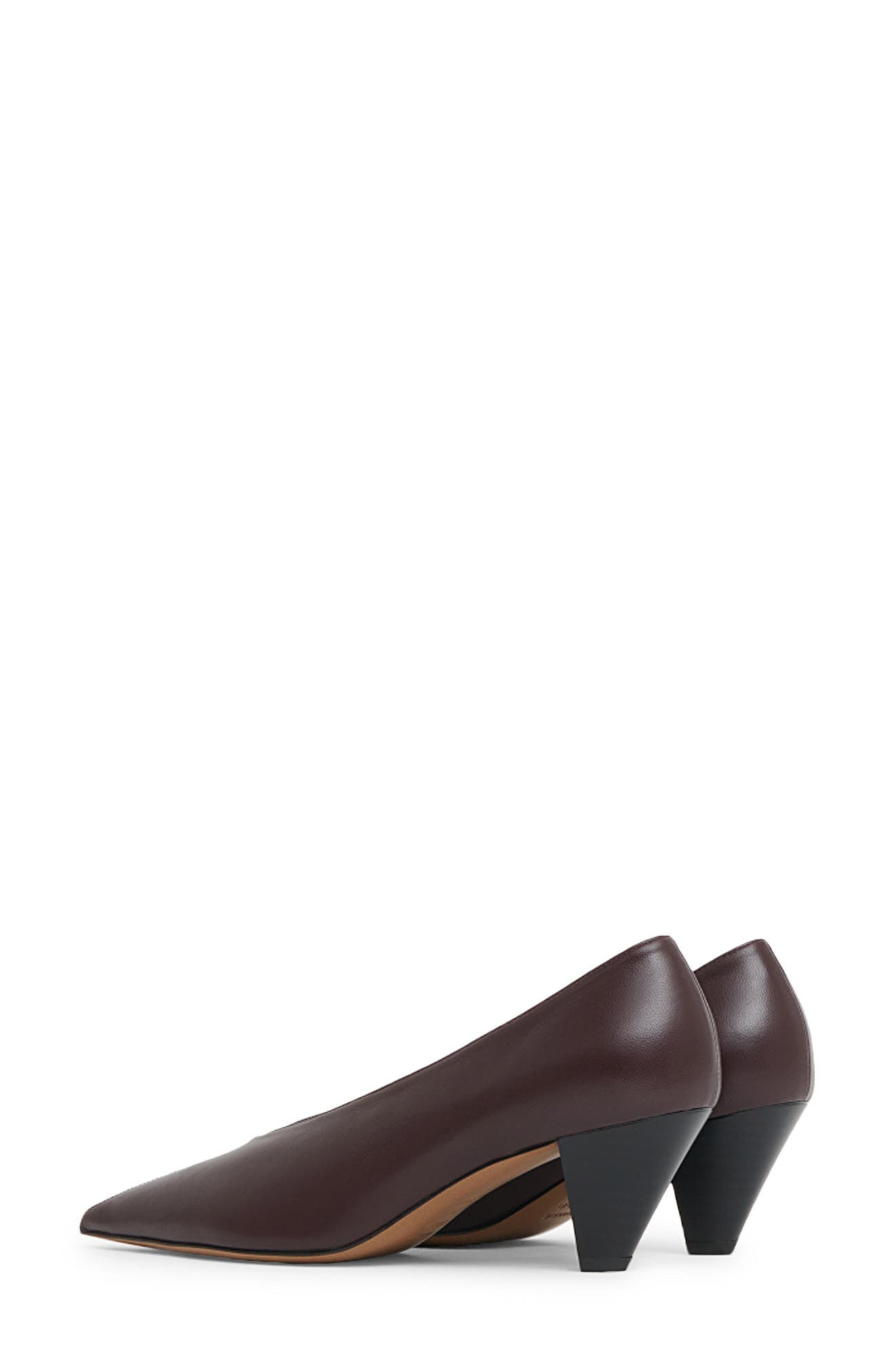 Mansur Gavriel Kiki Pointed Toe Pump in Dark Oxblood at Nordstrom - 2