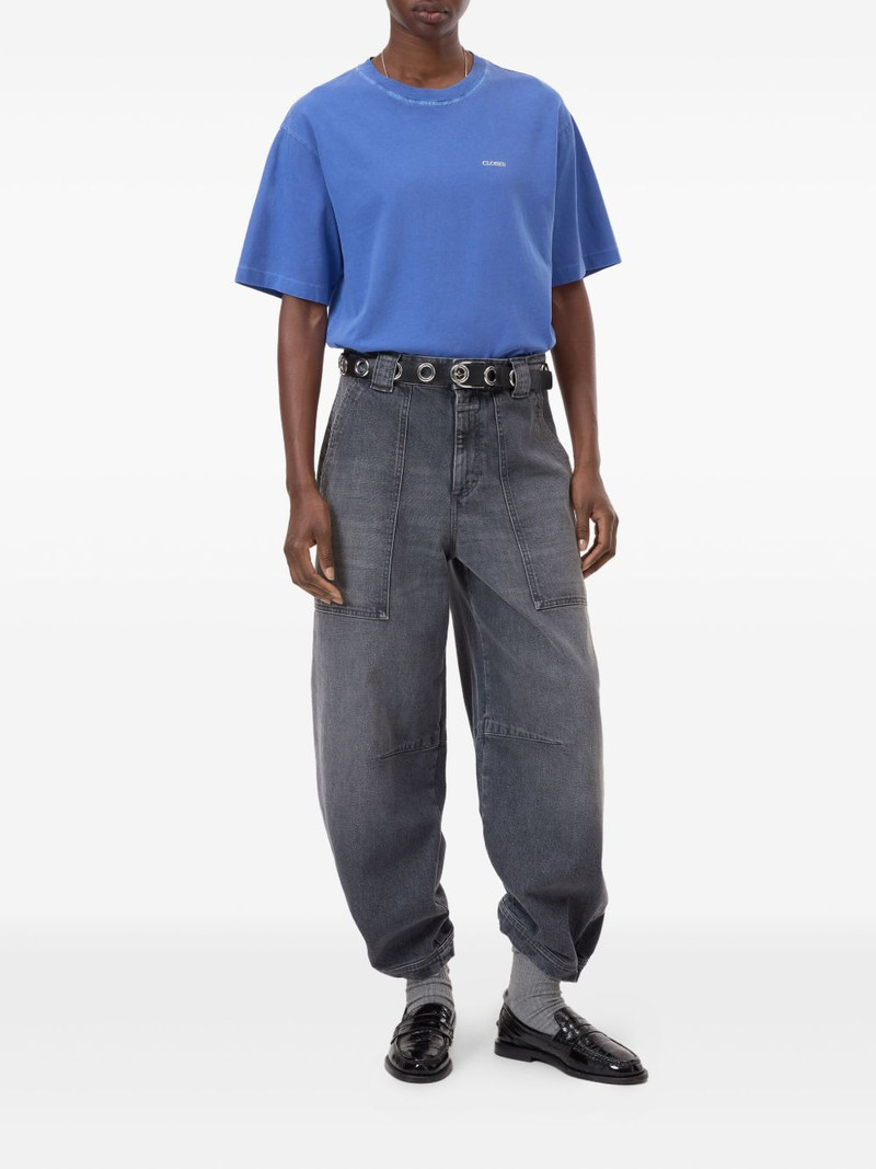 CLOSED crew-neck logo-detail T-shirt outlook