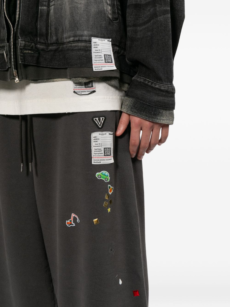 graphic drawstring trousers 5