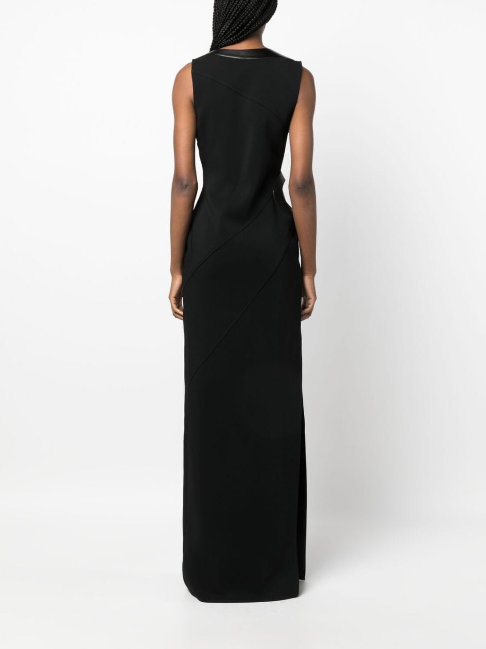 Cady cut-out sleeveless gown - 4