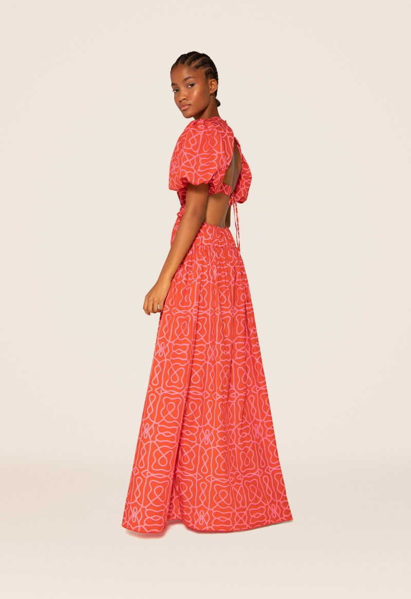 Samba Ipanema Escarlata Maxi Dress 5