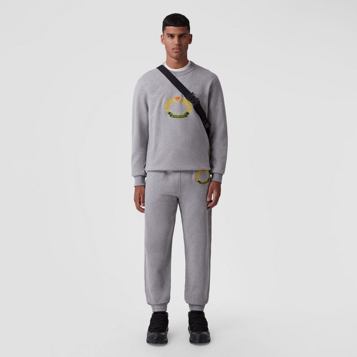 Oak Leaf Crest Cotton Jogging Pants - 2