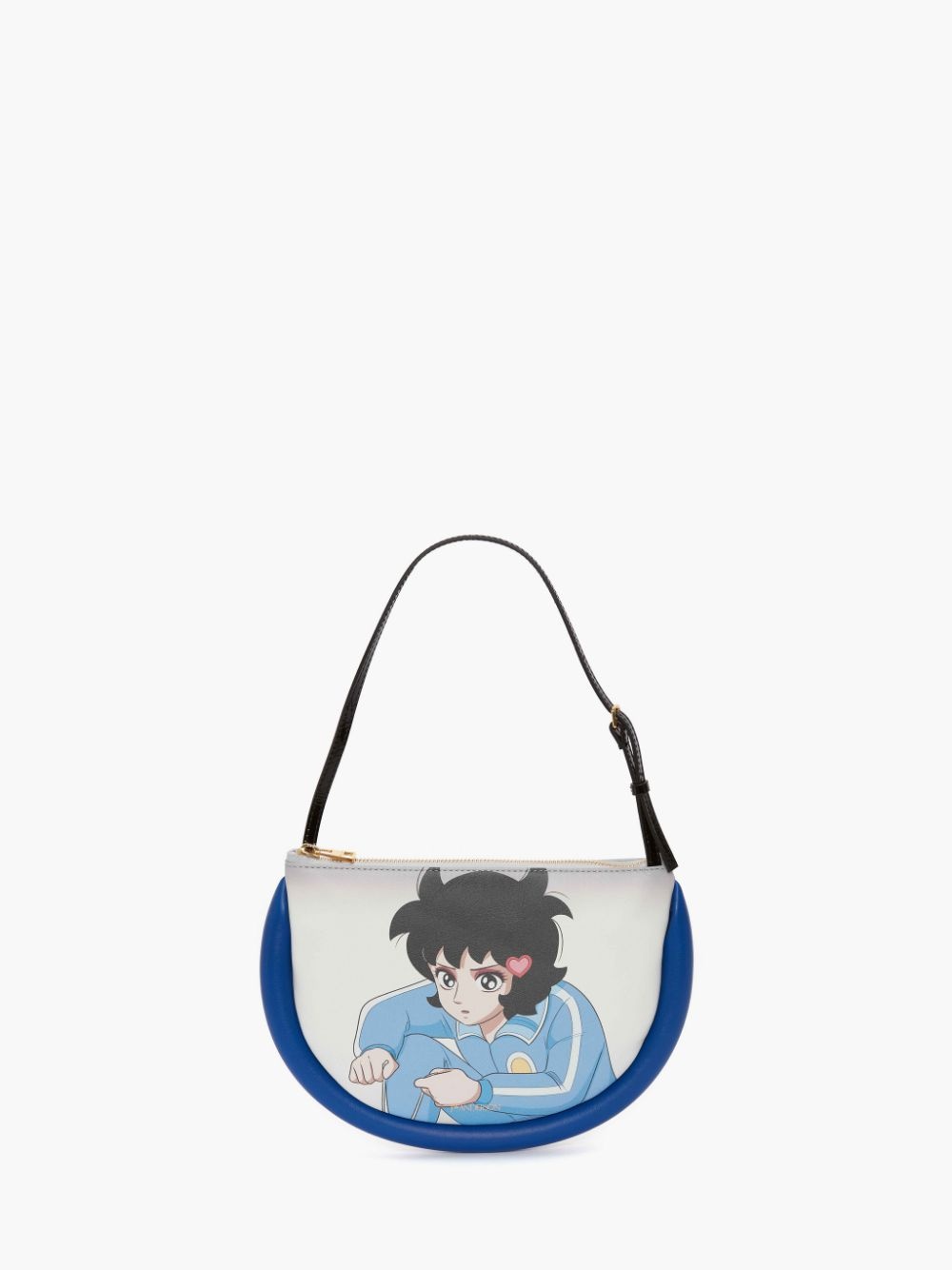 RUN HANY BUMPER-MOON LEATHER SHOULDER BAG - 1