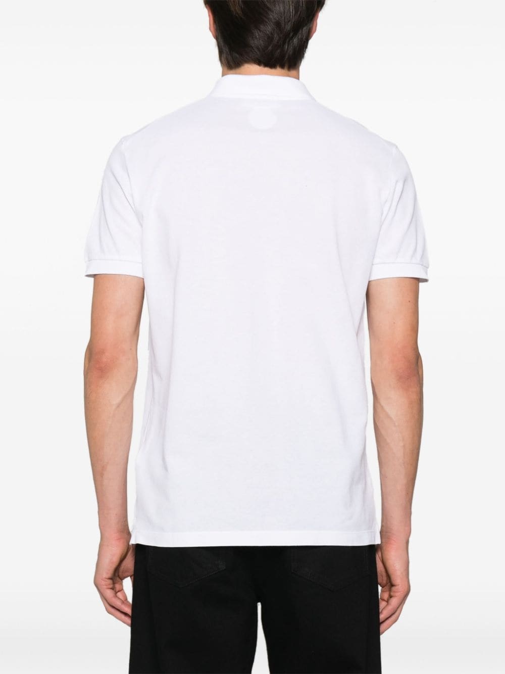 logo-print polo shirt - 4