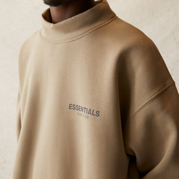Fear of God Essentials SS21 Pull-Over Mockneck Moss FOG-SS21-582 - 7