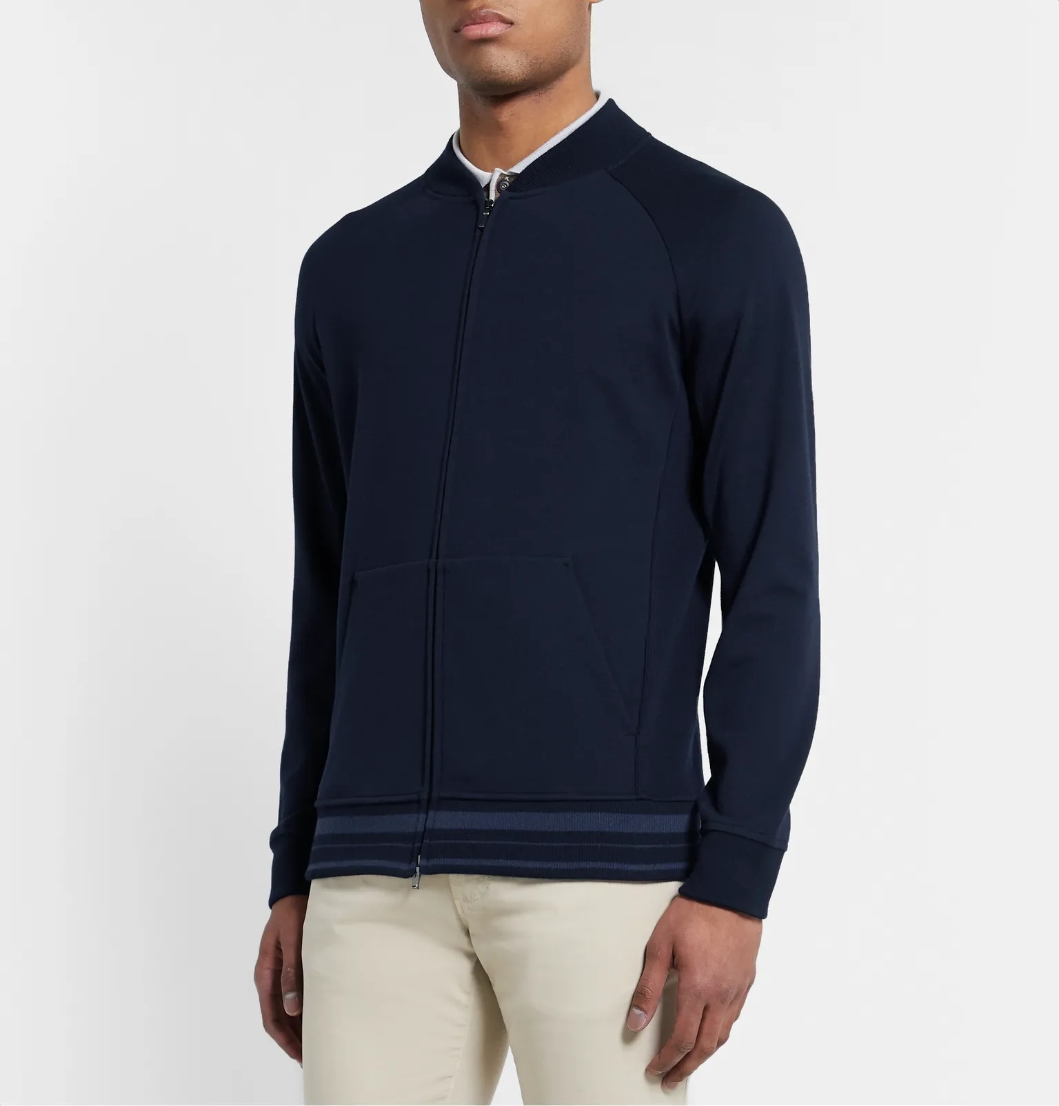 Wish Virgin Wool-Blend Jersey Bomber Jacket - 4