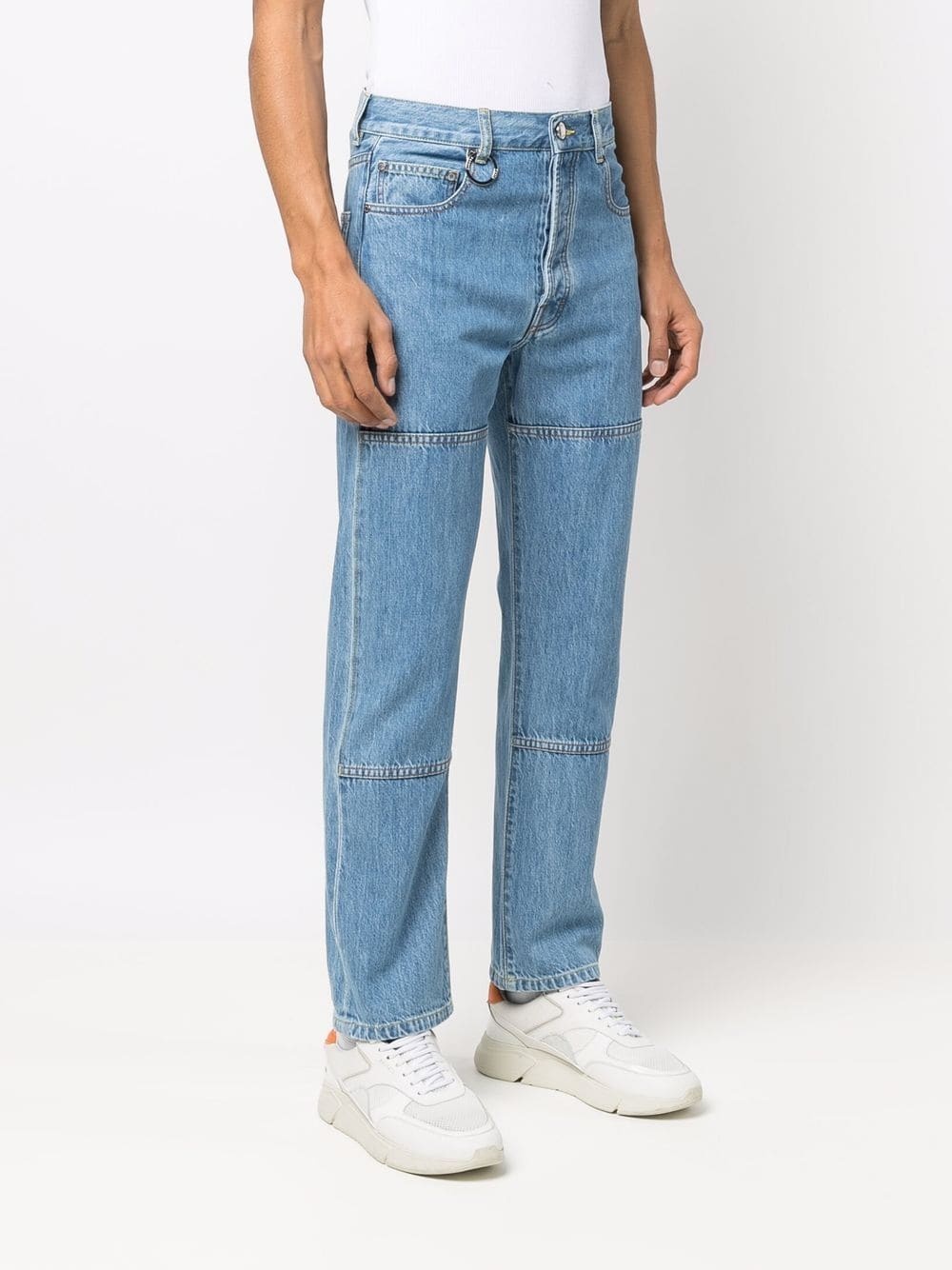 high-rise straight-leg jeans - 3