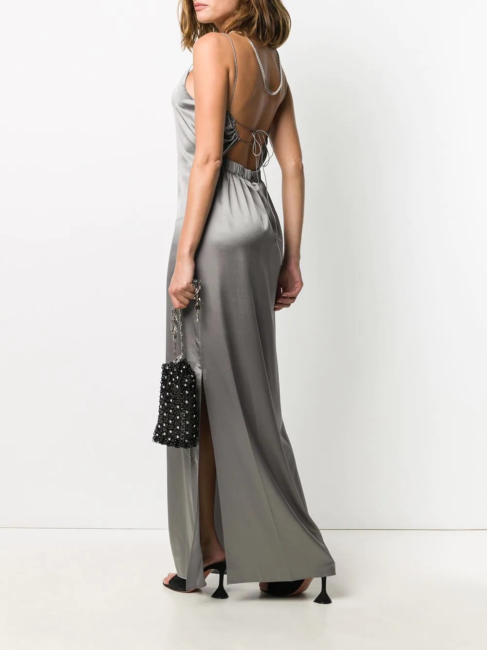 silk evening dress - 2