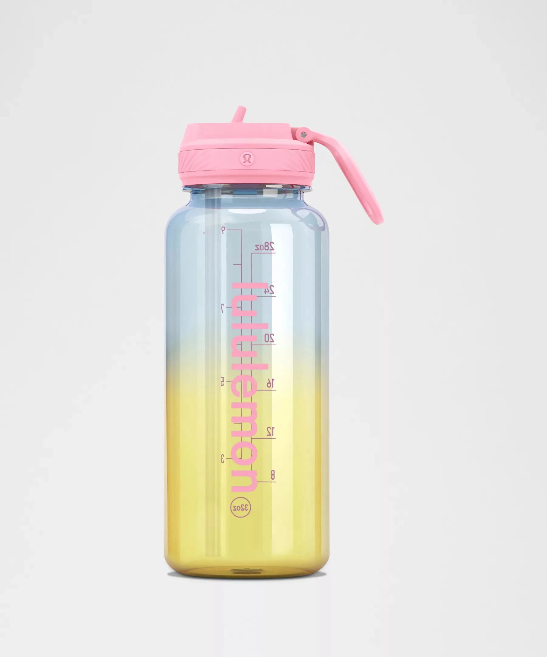 Back to Life Clear Bottle 32oz *Straw Lid - 1