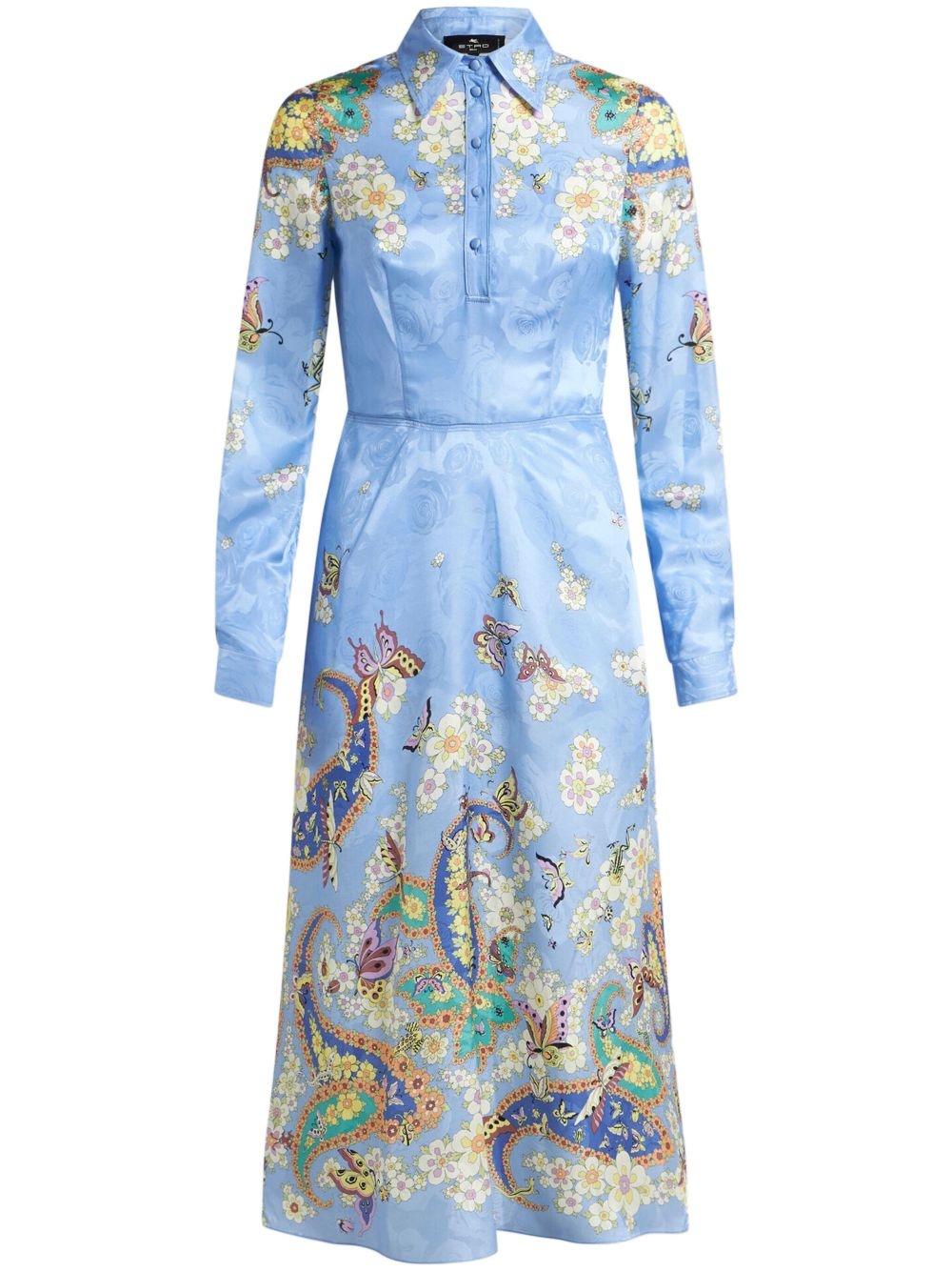shirt midi dress - 1