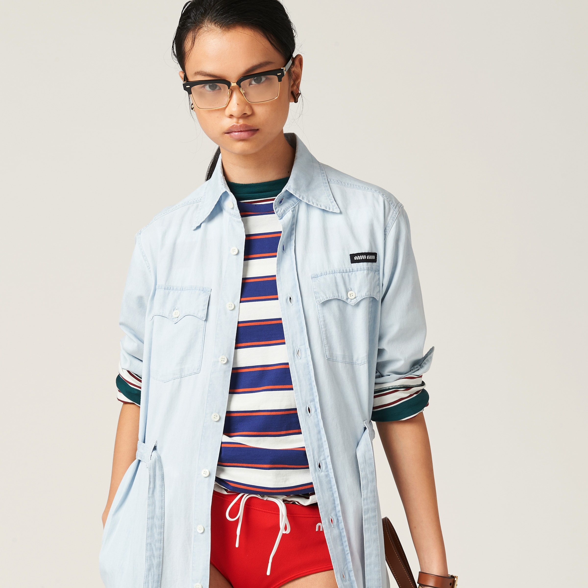 Long chambray dress - 4