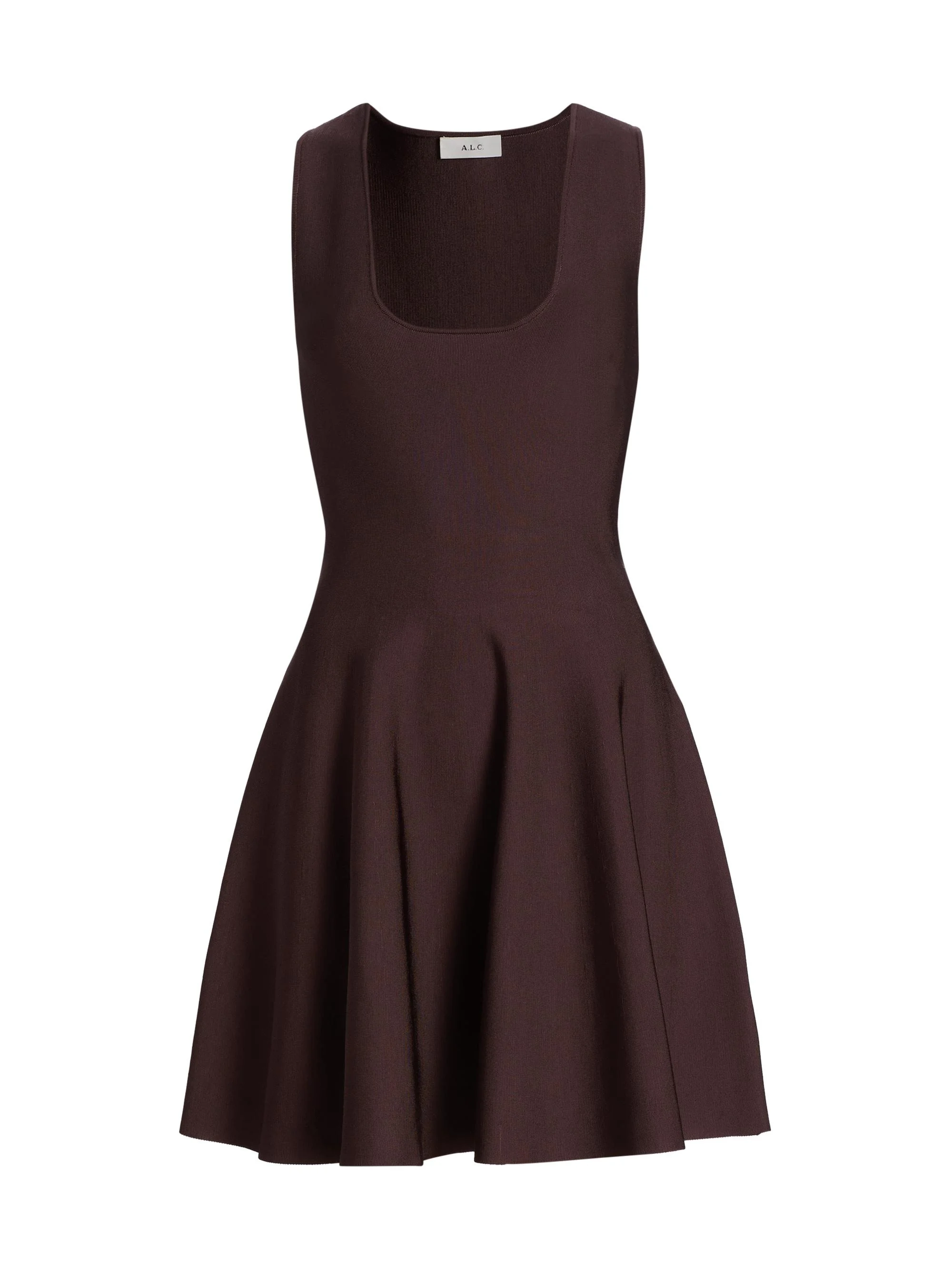 Women's Sera Sleeveless Minidress - Deepest Brown - 1