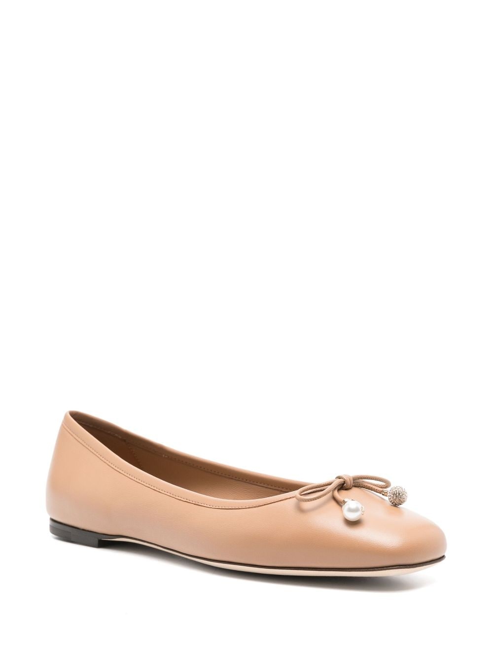 Elme leather ballerina shoes - 2