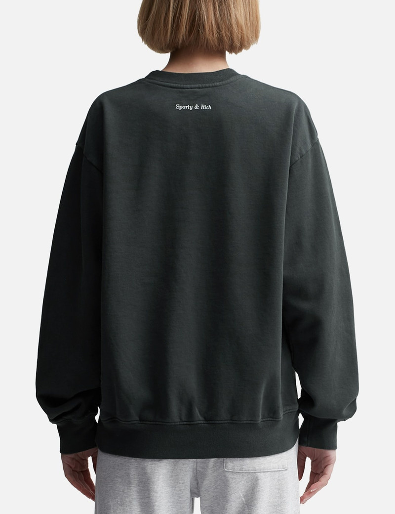 WELLNESS CLUB FLOCKED CREWNECK 3