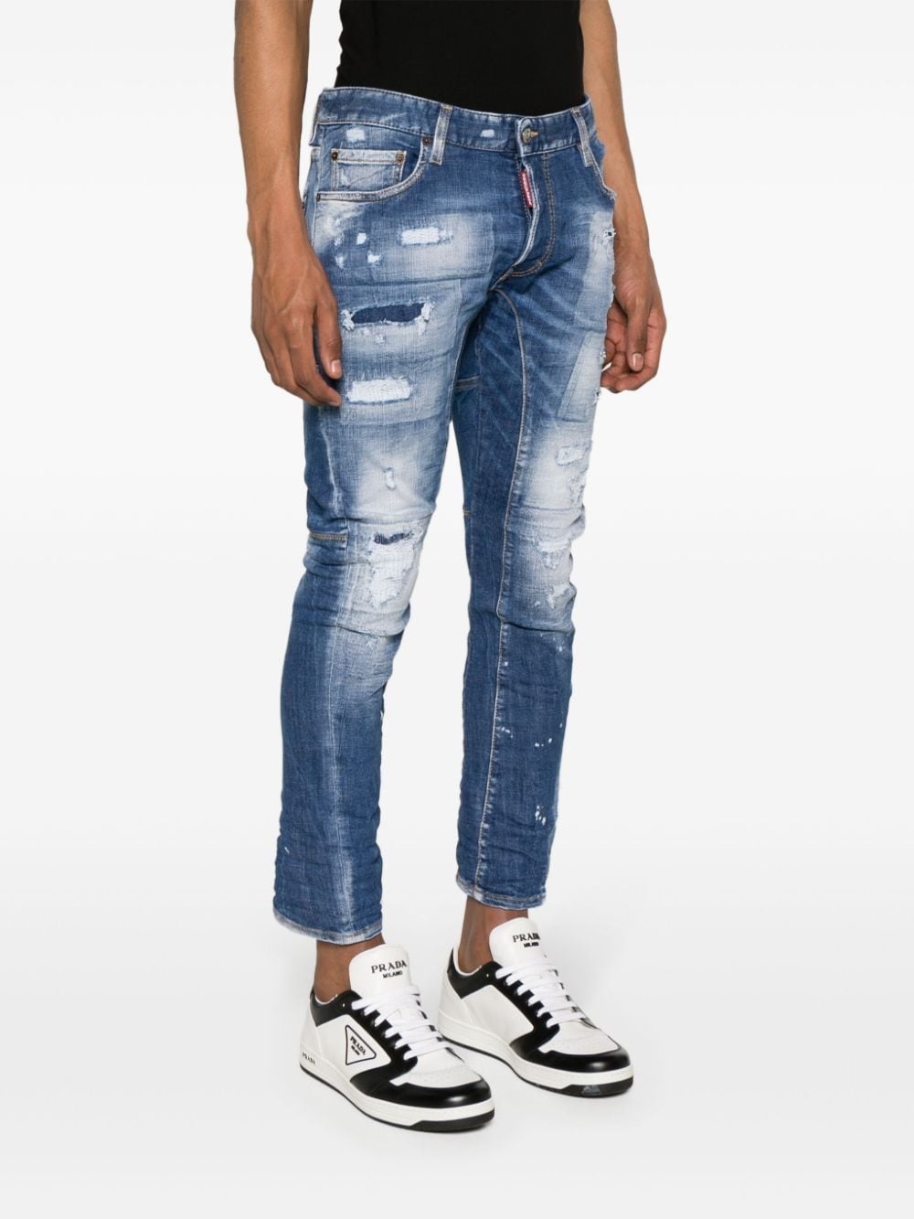 Tidy Biker mid-rise skinny jeans - 3