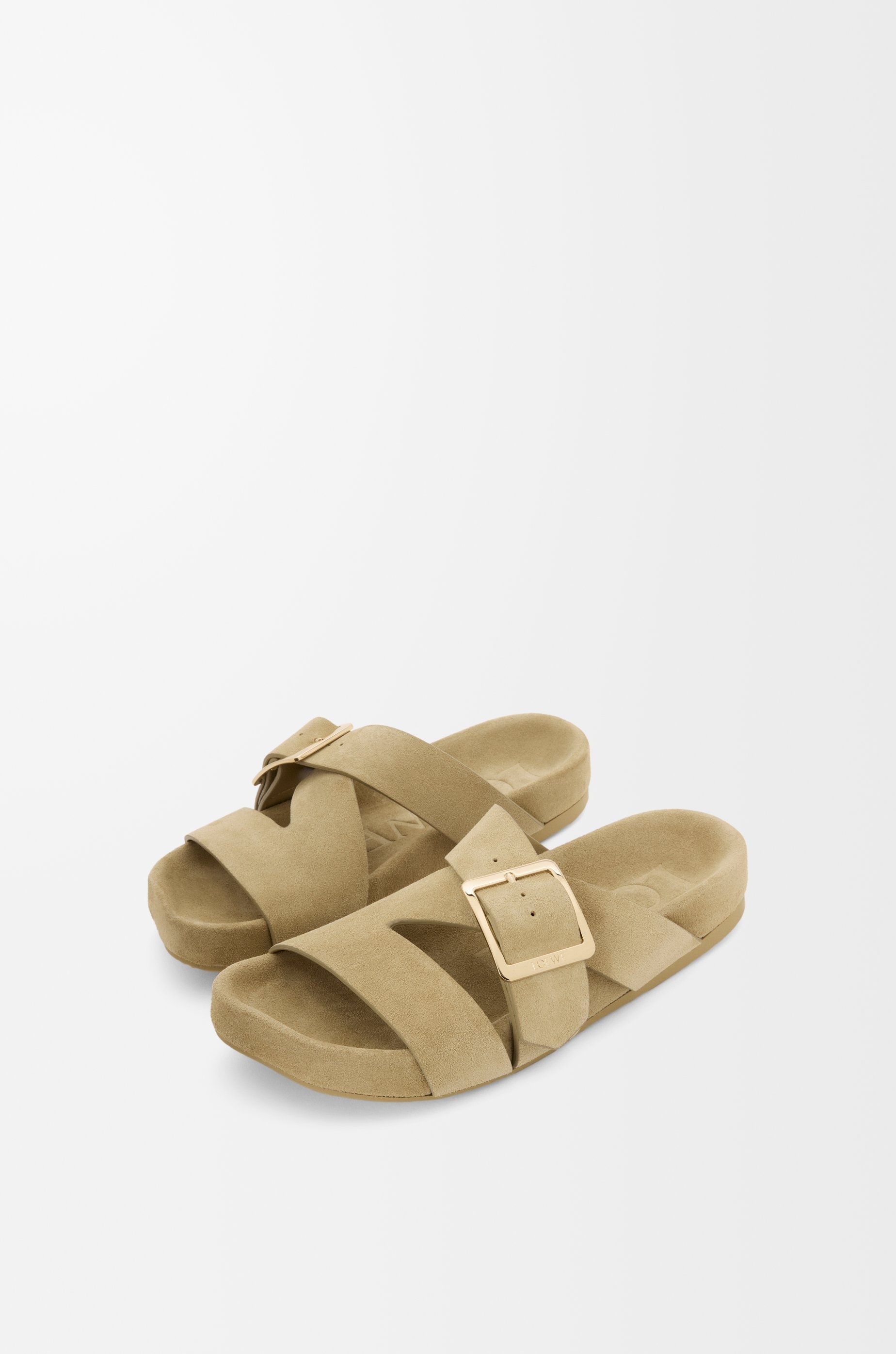 Ease Buckle slide in suede - 3
