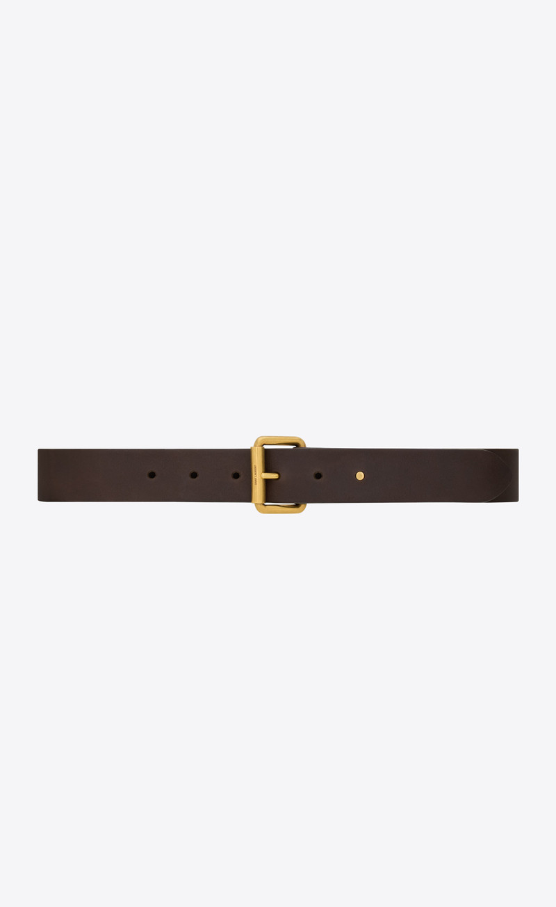 motorcycle belt in leather - 1