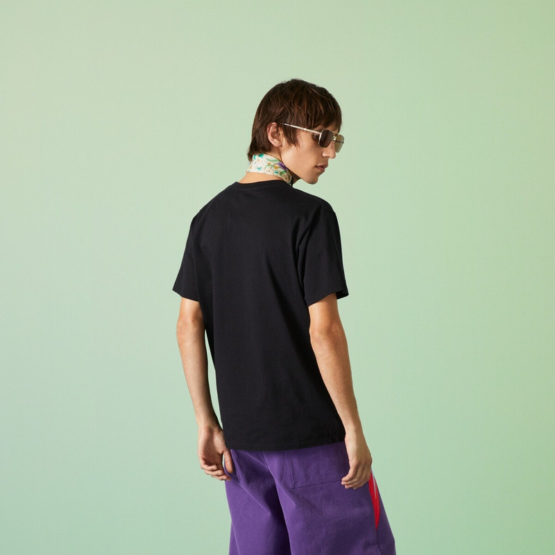 Cotton T-shirt with Gucci Blade print 6