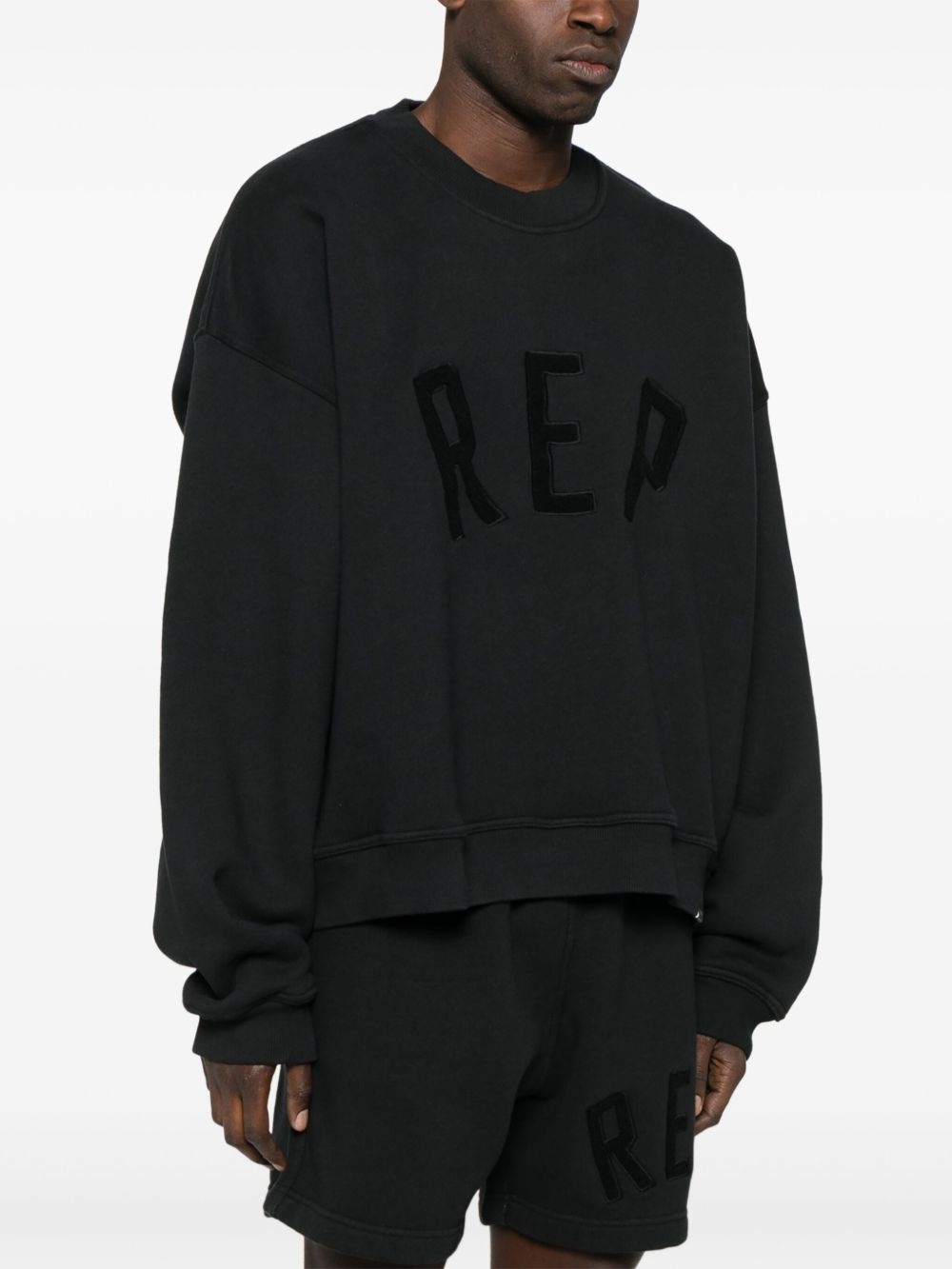logo-appliqué sweatshirt - 3
