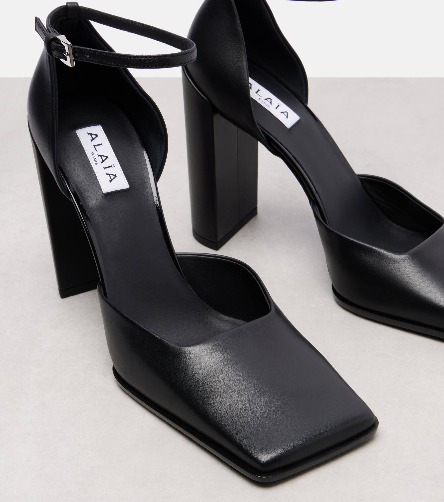 Leather pumps - 5