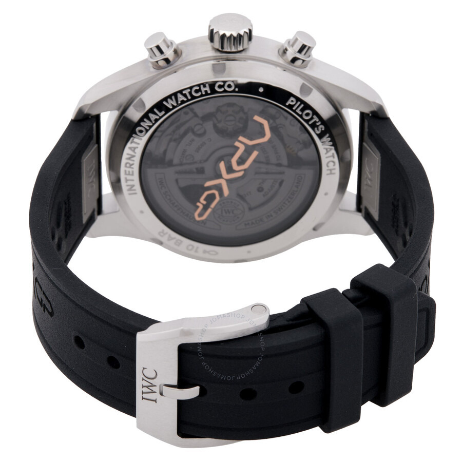 IWC Pilots Chronograph IWC Apxgp Automatic Black Dial Watch IW388116 - 3
