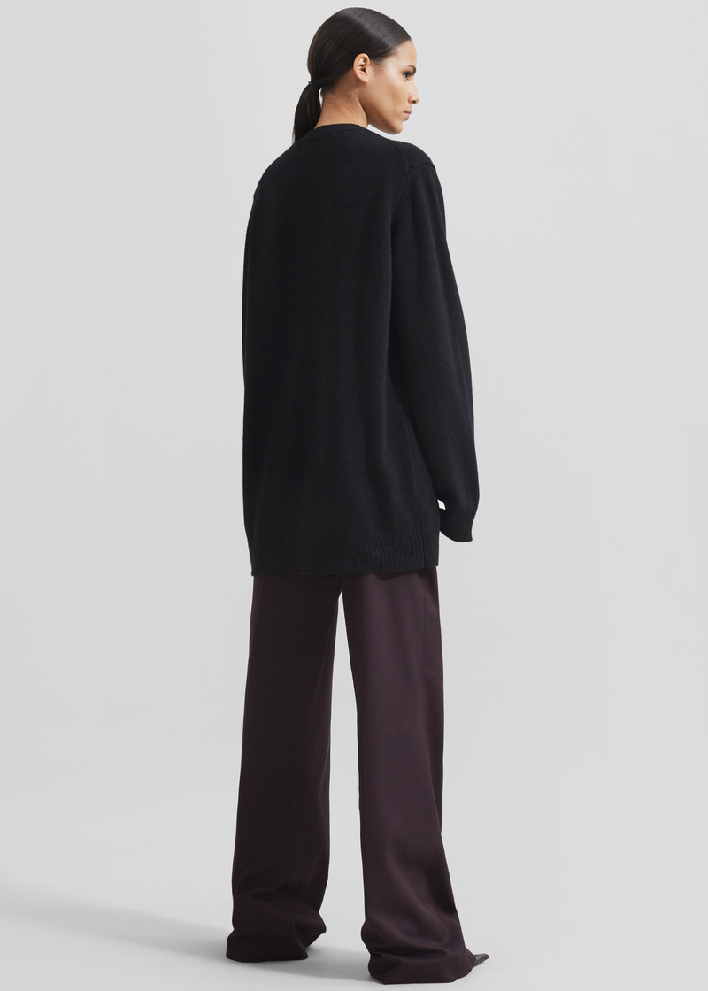 Maxime Knit Sweater Dress - Black 6