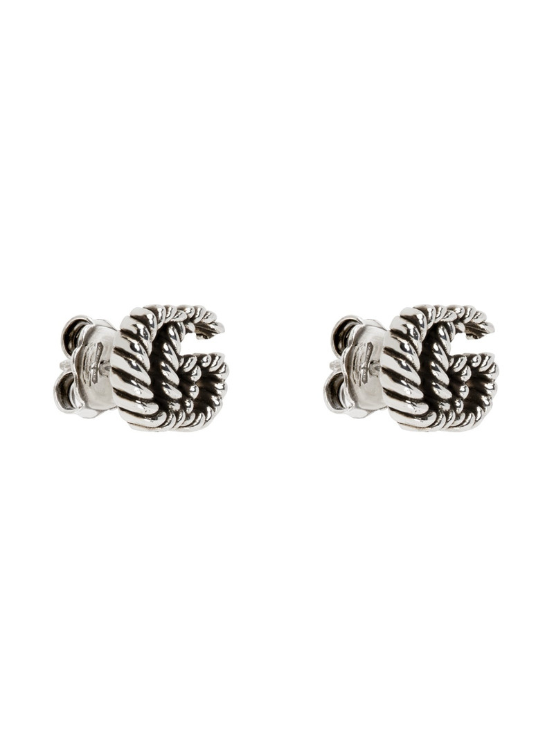 GUCCI Silver Double G Earrings outlook