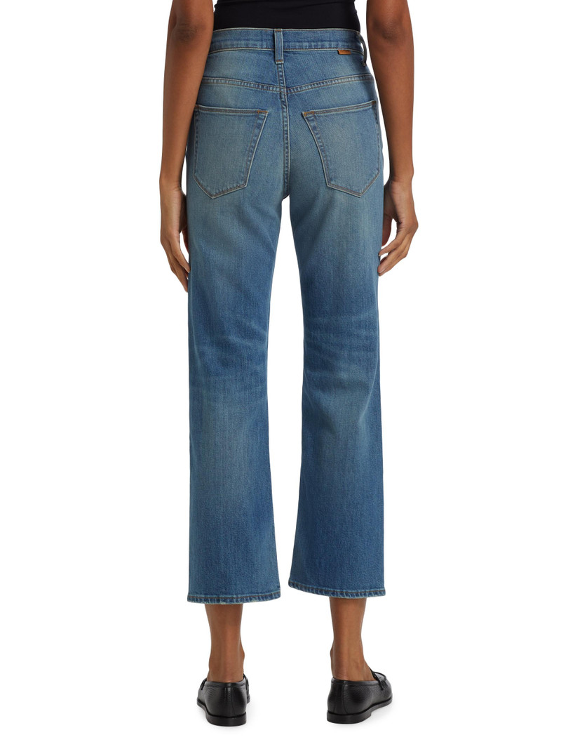 Women's Kenickie Mid-Rise Ankle Jeans - Distressed Indigo 5