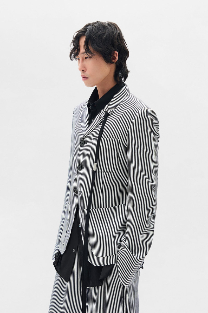 Ann Demeulemeester Josh Slim Fit Deconstructed Jacket outlook
