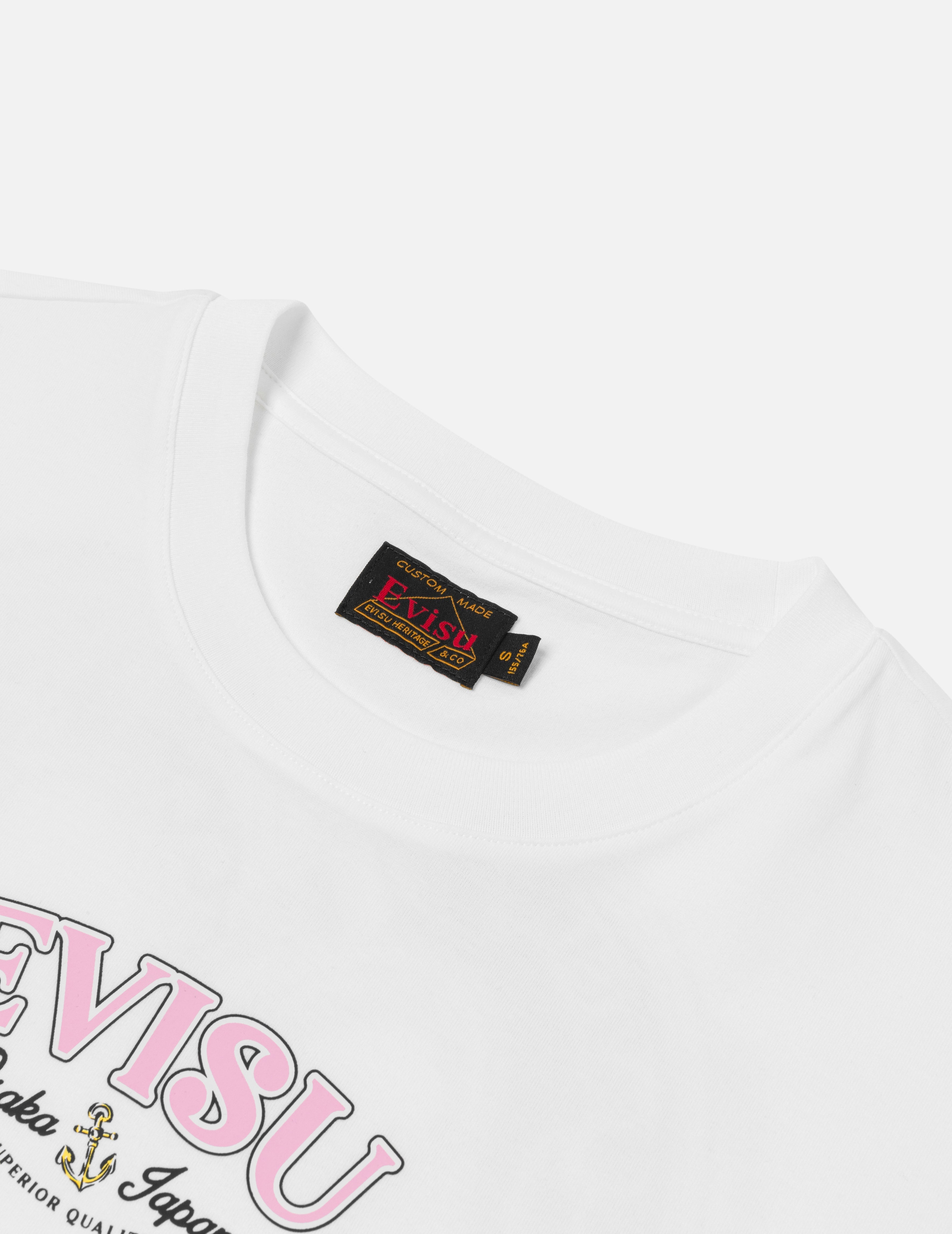 Twisted Rope and Daicock Anchor Print Oversized T-Shirt - 8