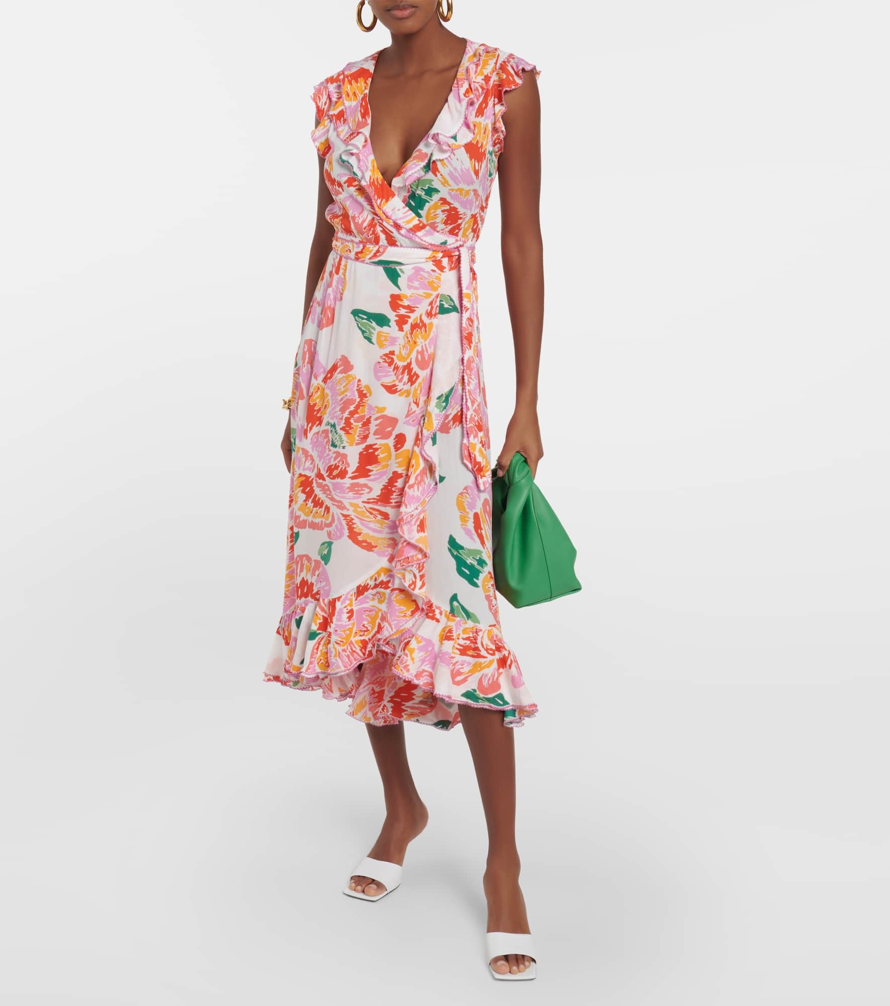 Aude floral midi dress - 2