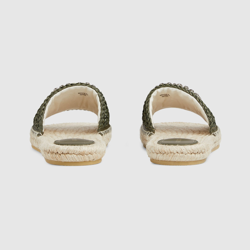 GUCCI Women's Interlocking G espadrille outlook