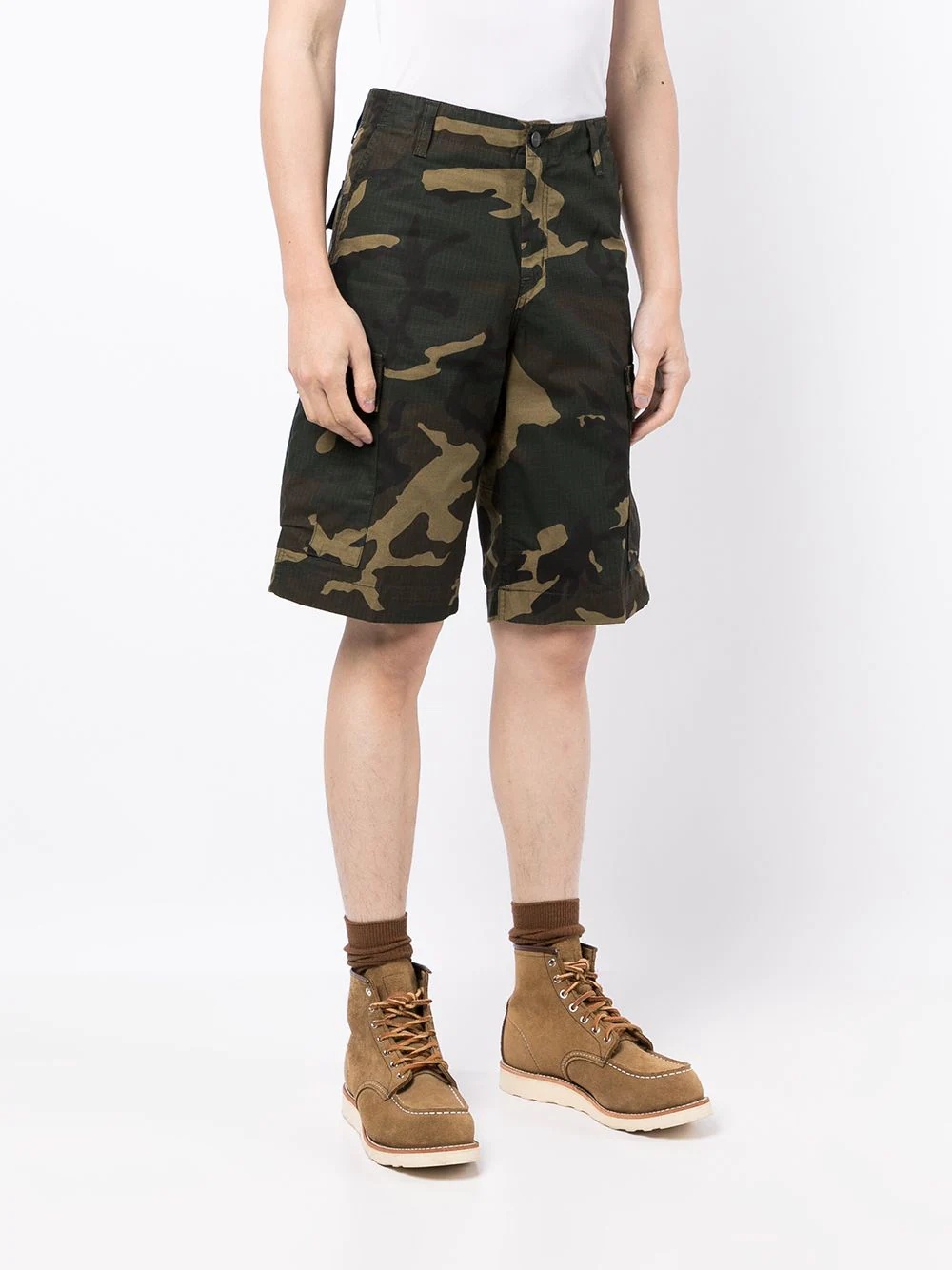 camouflage cargo shorts - 3