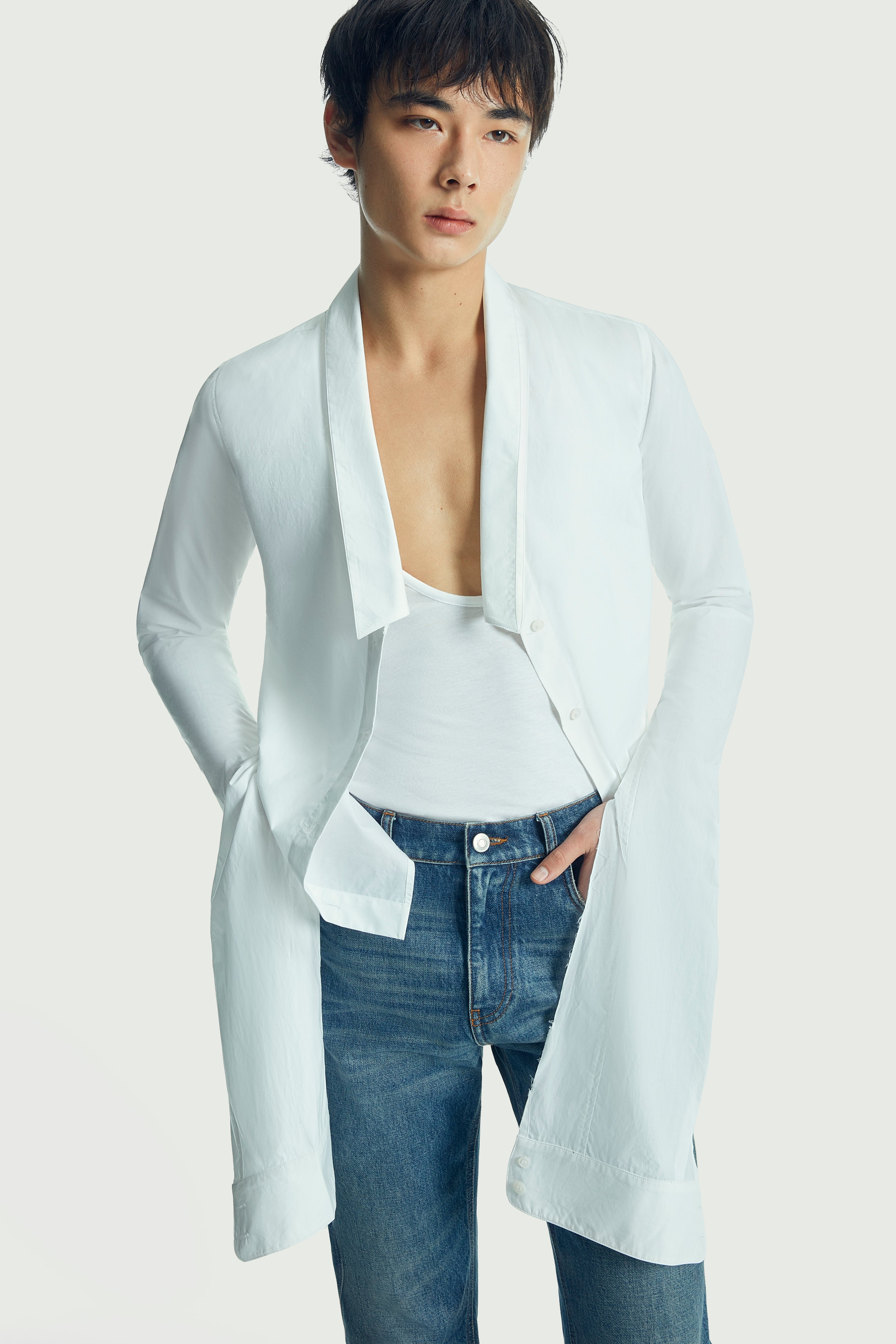 Open Collar Shirt - 11