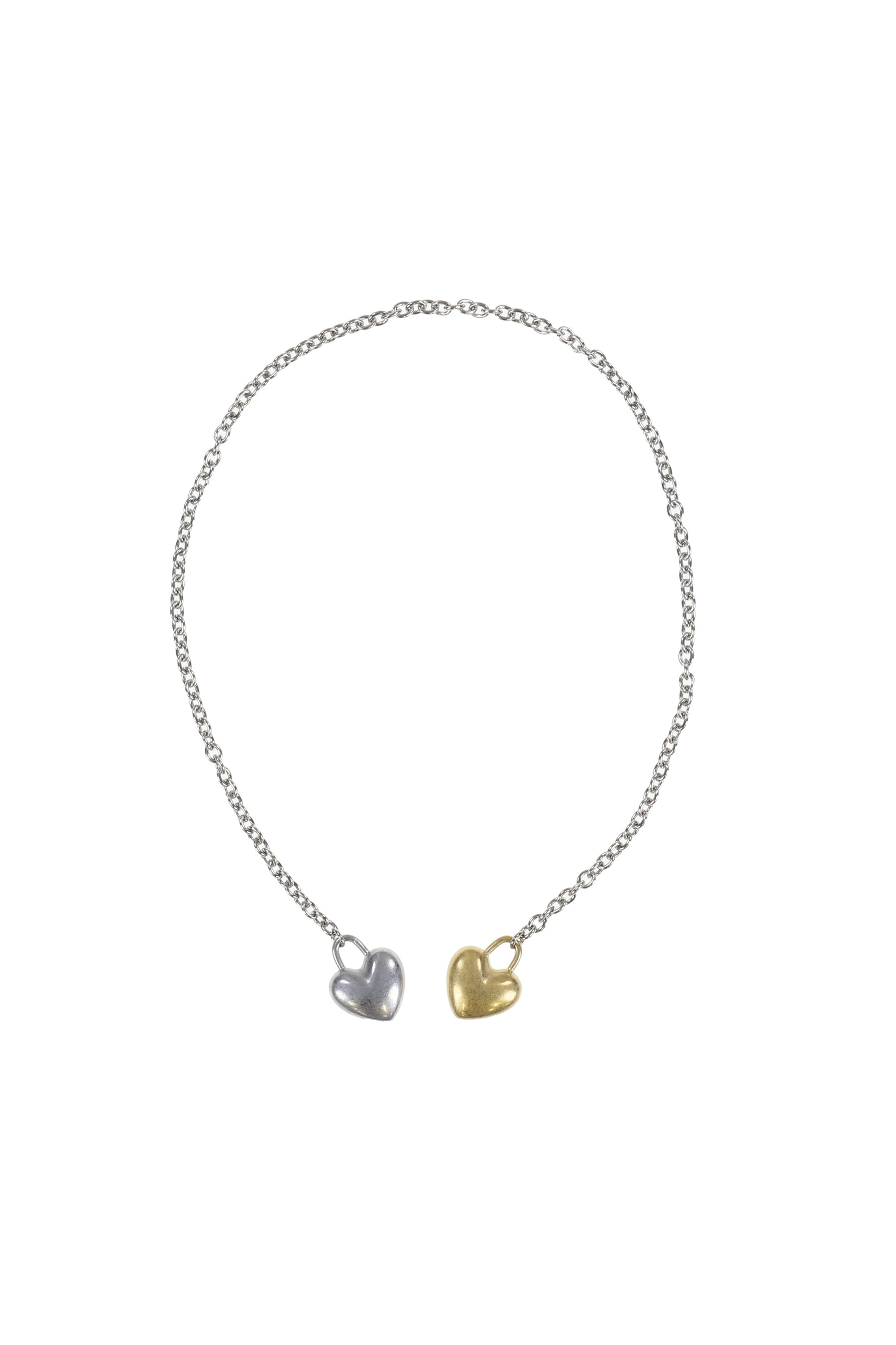 ENTANGLED HEARTS NECKLACE / SIL - 3