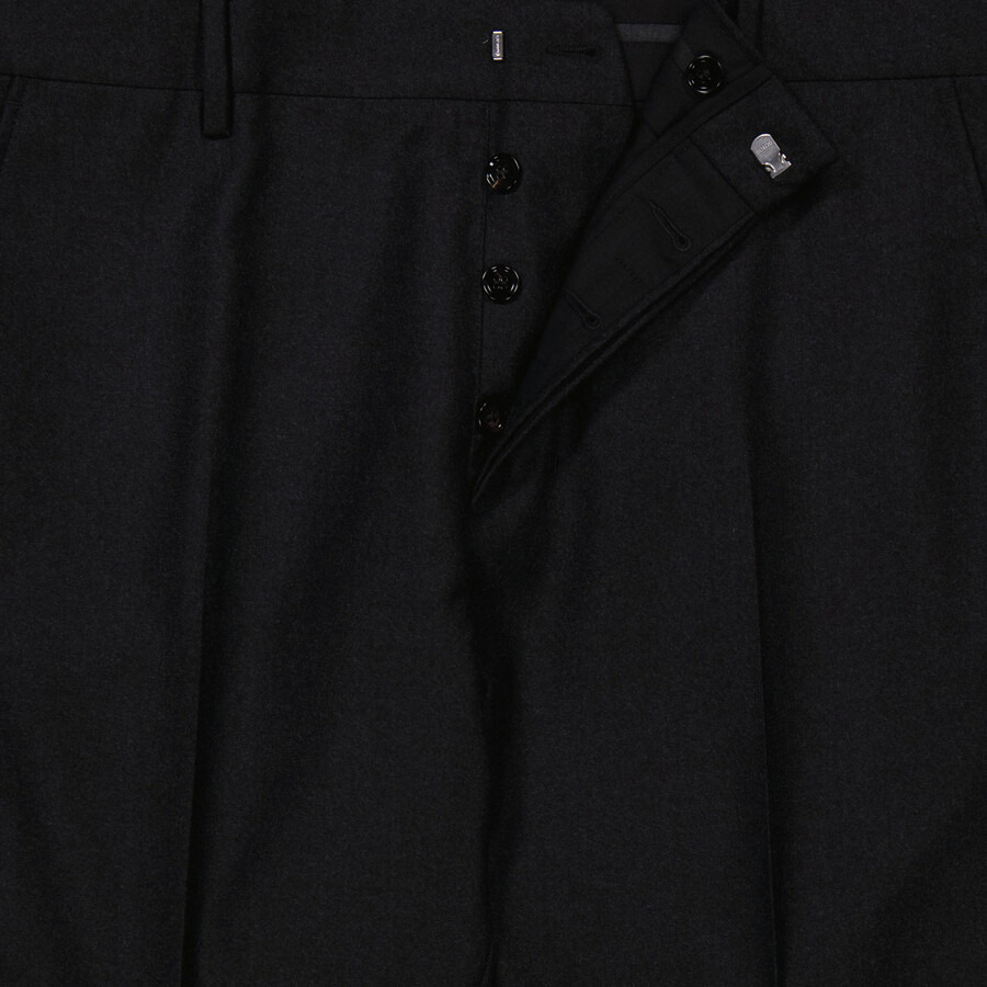 Ami Paris Men's Gris Chine Cigarette Pants - 7