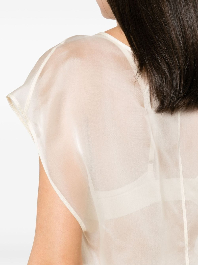 semi-sheer silk blouse 5