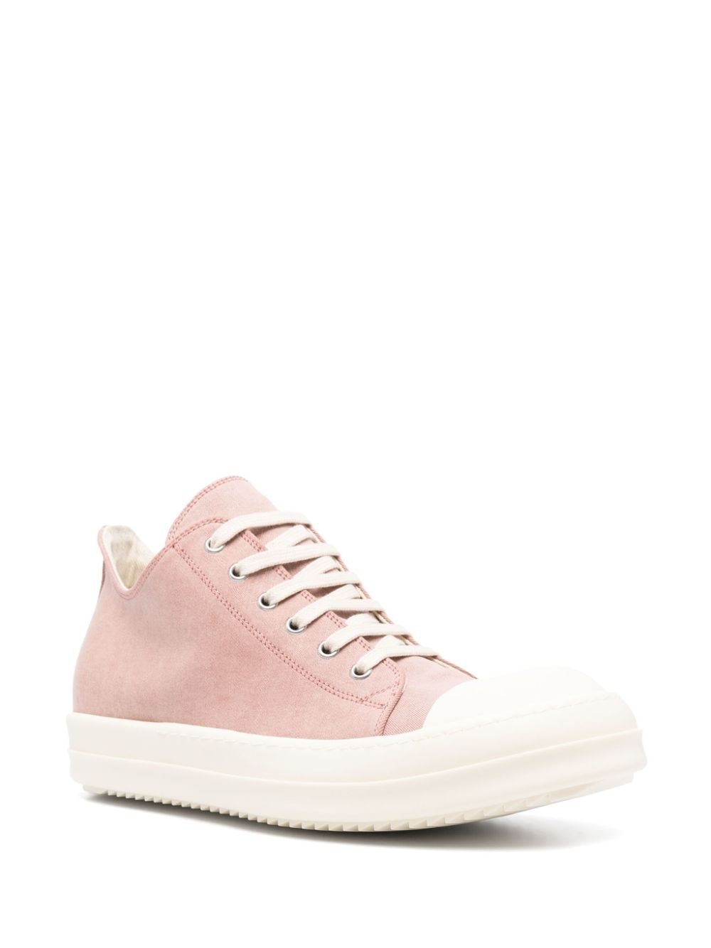 rubber-toecap canvas sneakers - 2