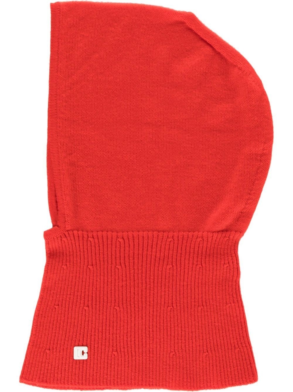 ribbed-knit jumper and balaclava set - 5