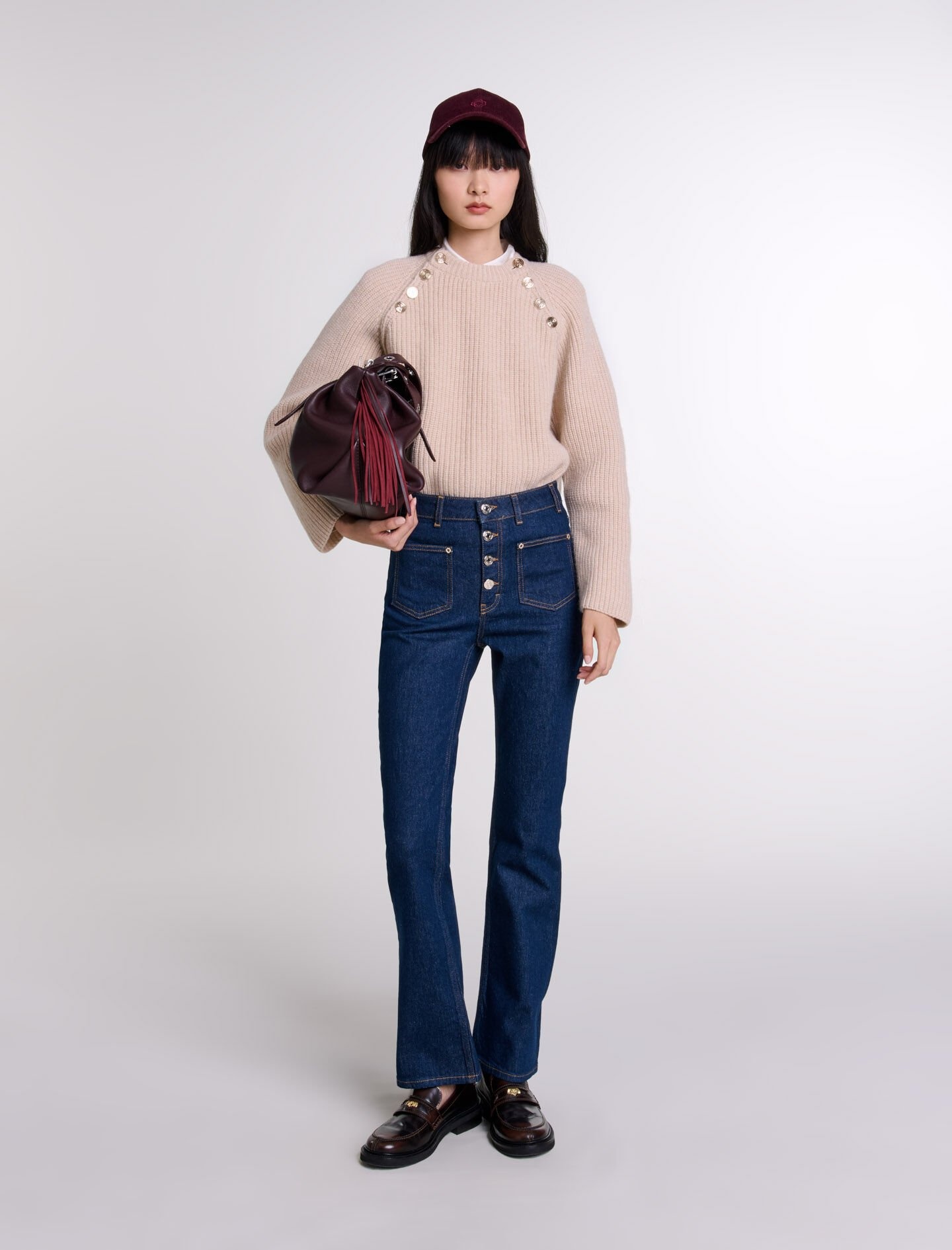 Denim jeans with pockets - 2