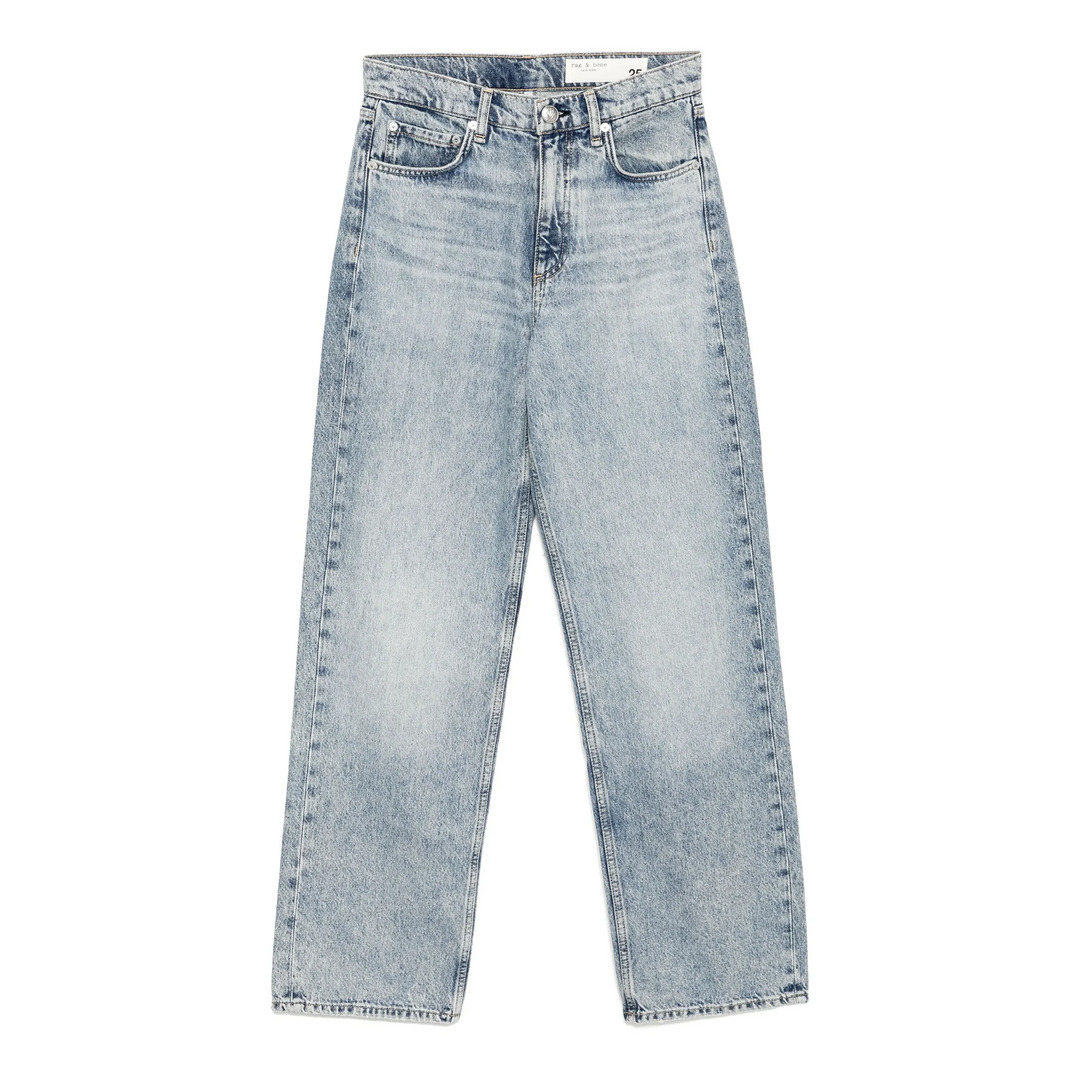 Shea High-Rise Relaxed Straight Leg Jeans - 1