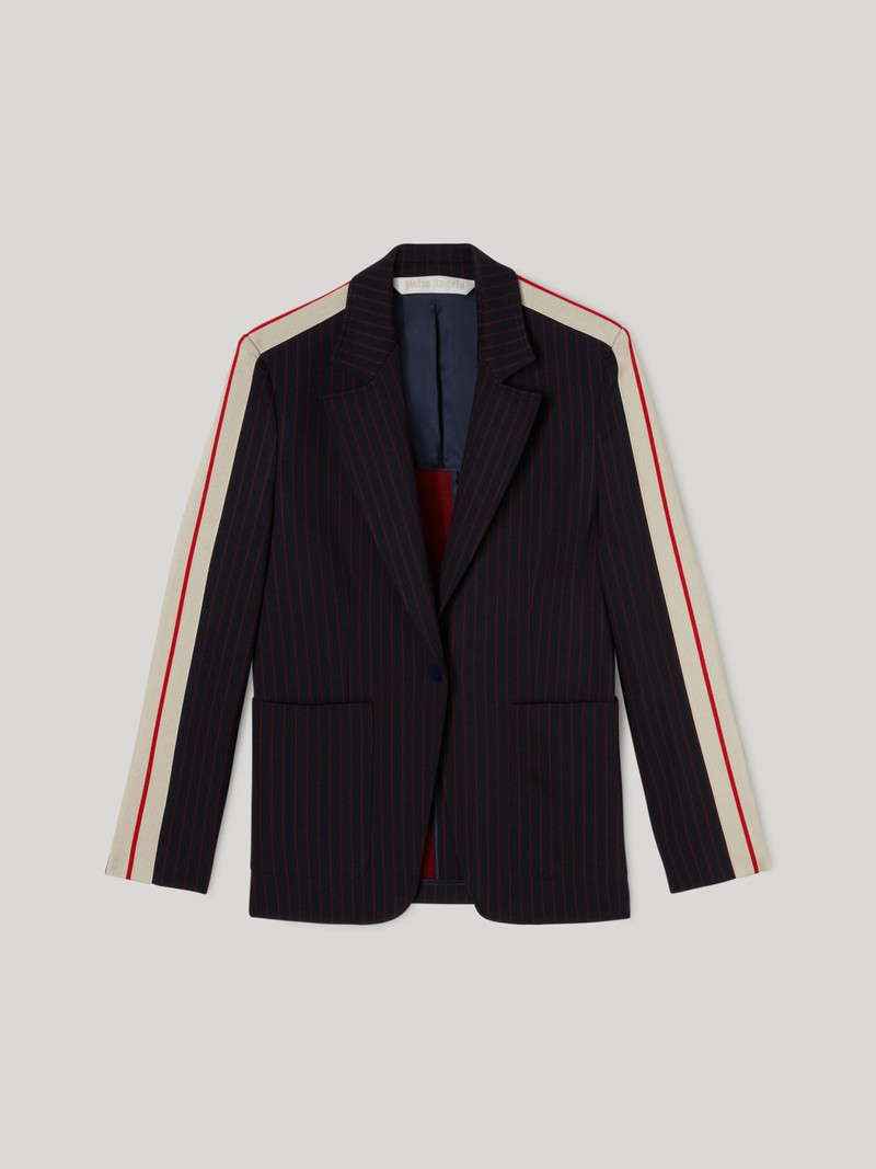 PINSTRIPE TRACK BLAZER - 1