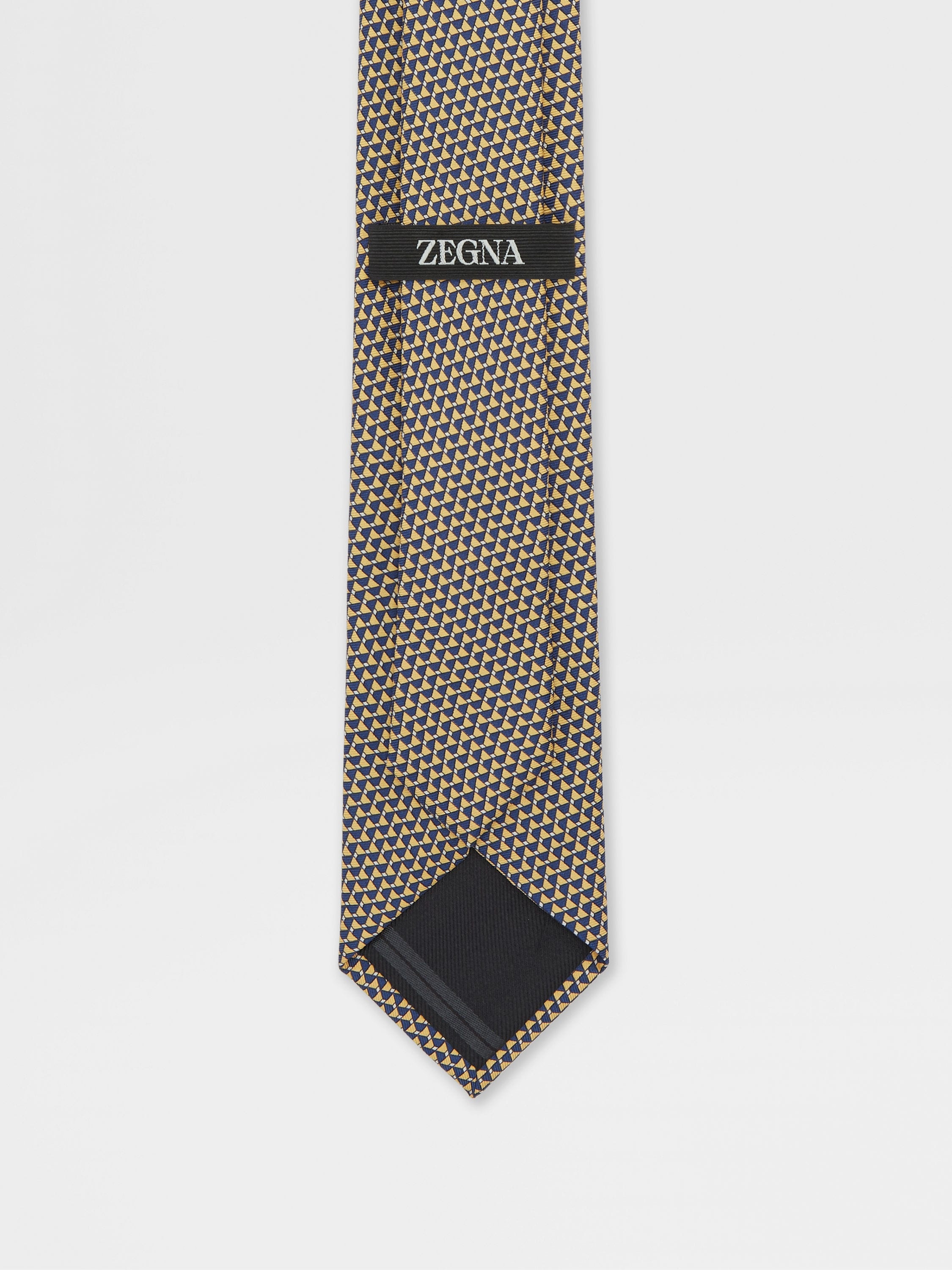 YELLOW SILK TIE - 3