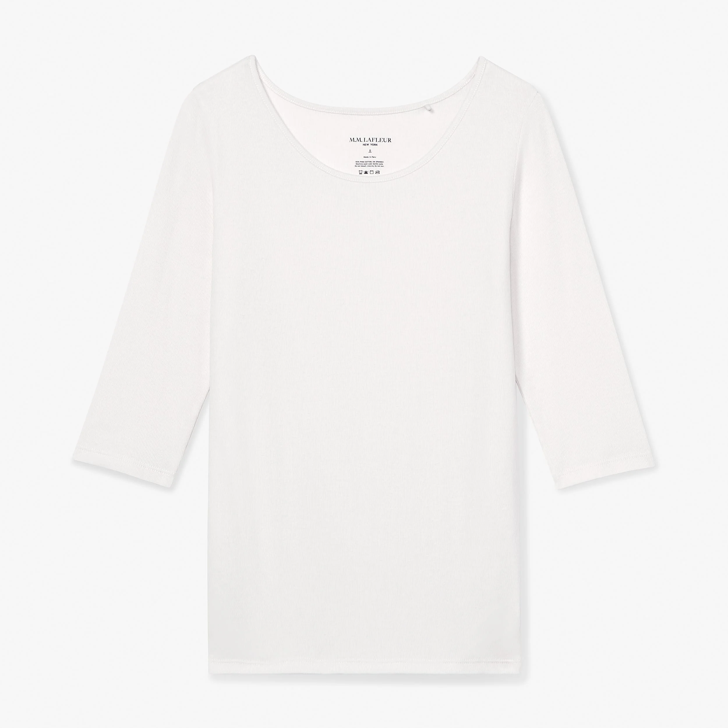 Soyoung T-Shirt - Organic Ribbed Pima Cotton - 1