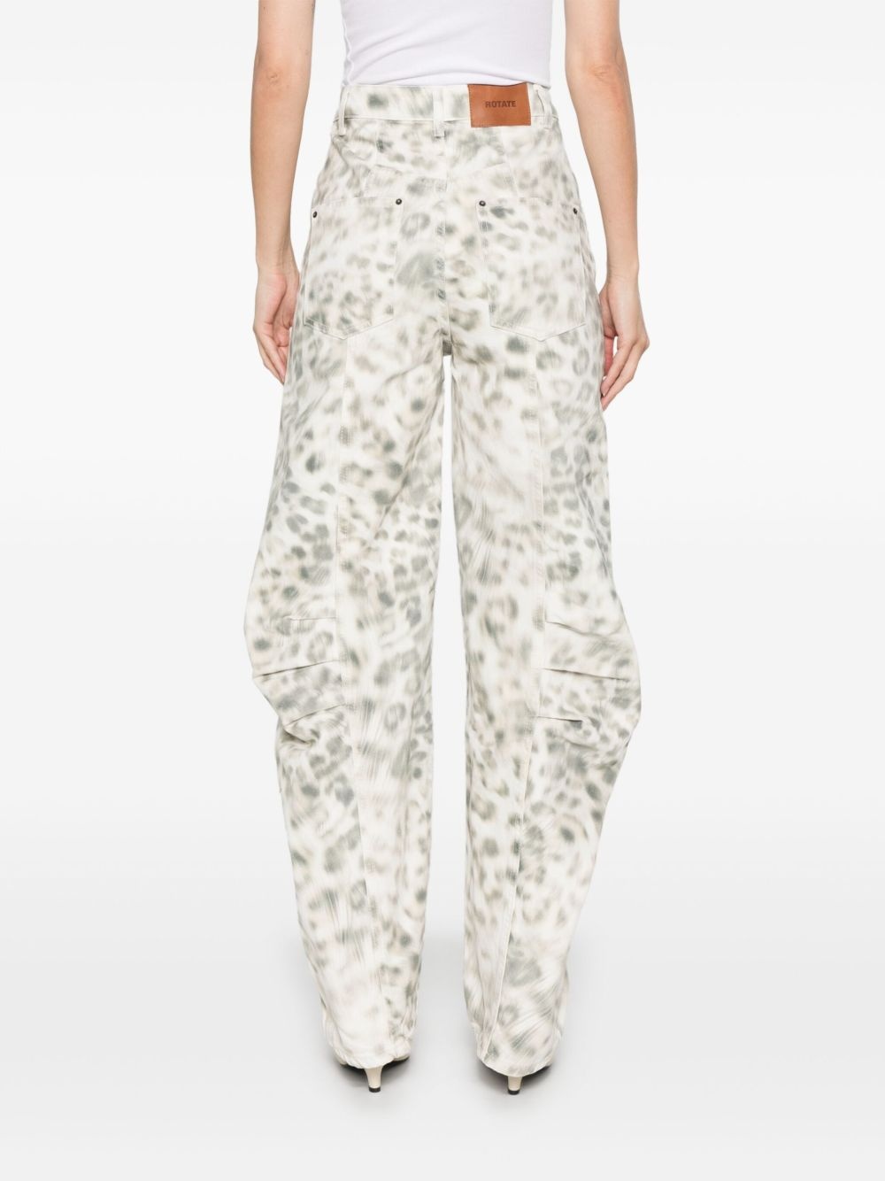 printed jeans - 4