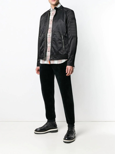 Diesel zipped biker jacket outlook