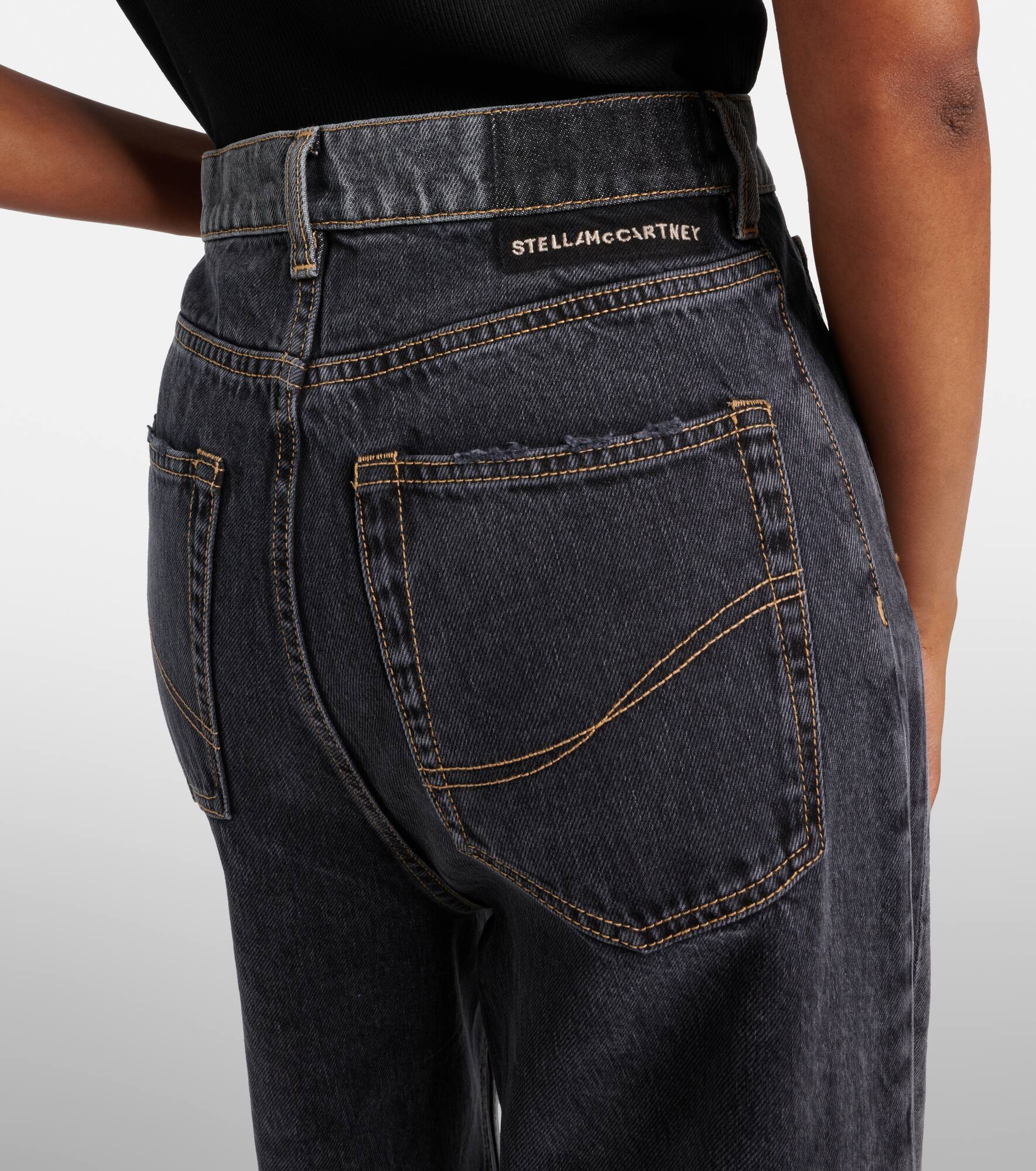 High-rise wide-leg jeans - 5