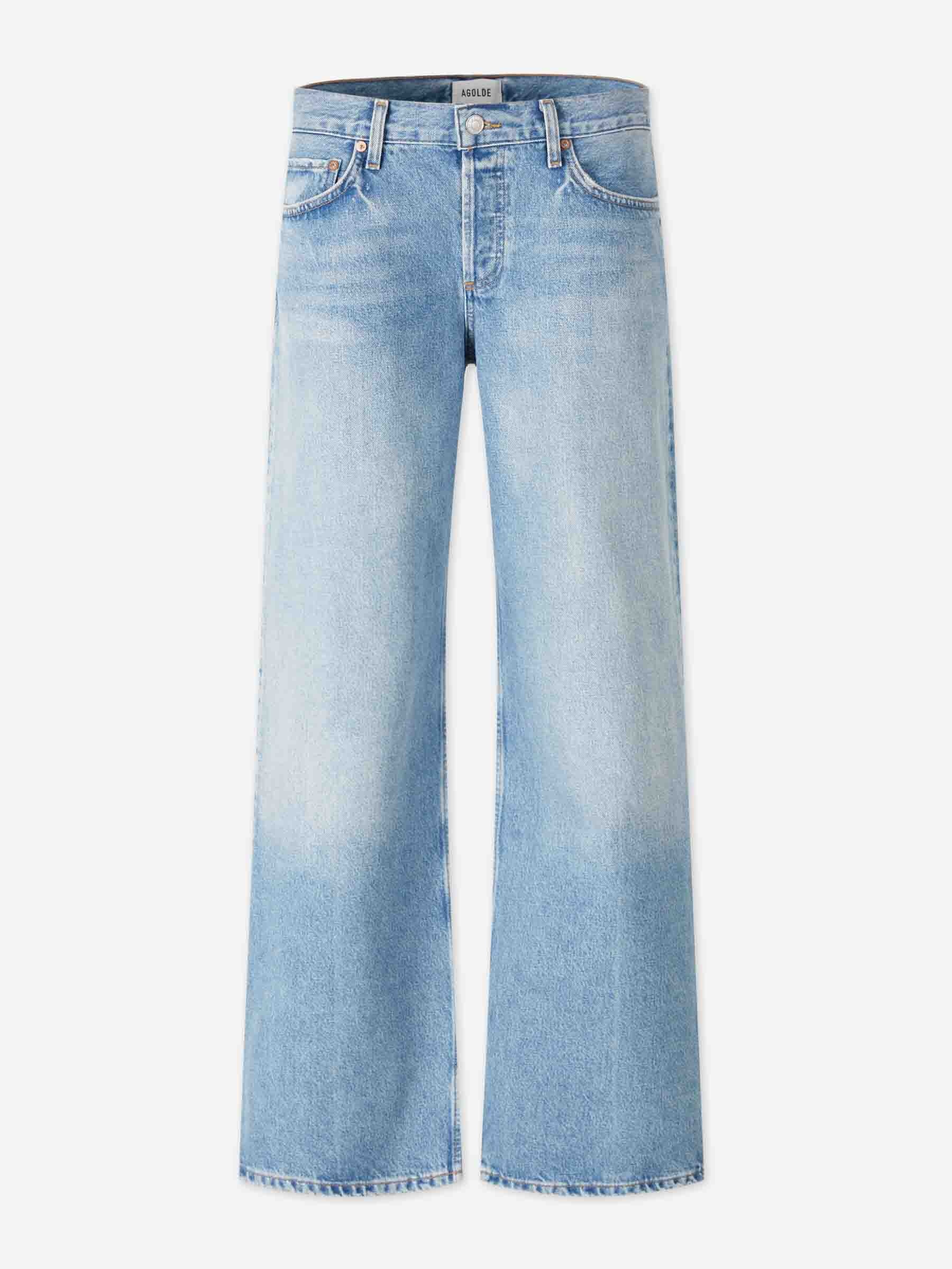 LOW RISE LOOSE WIDE JEANS - 1