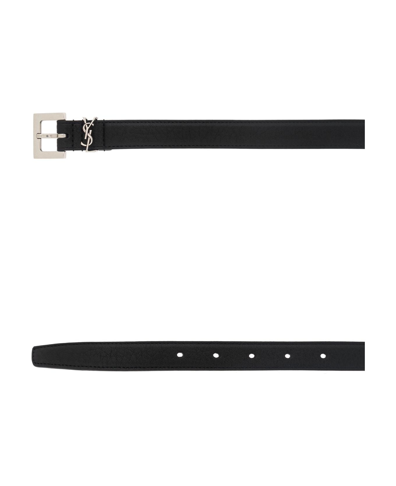 Saint Laurent Belt With Logo - 3