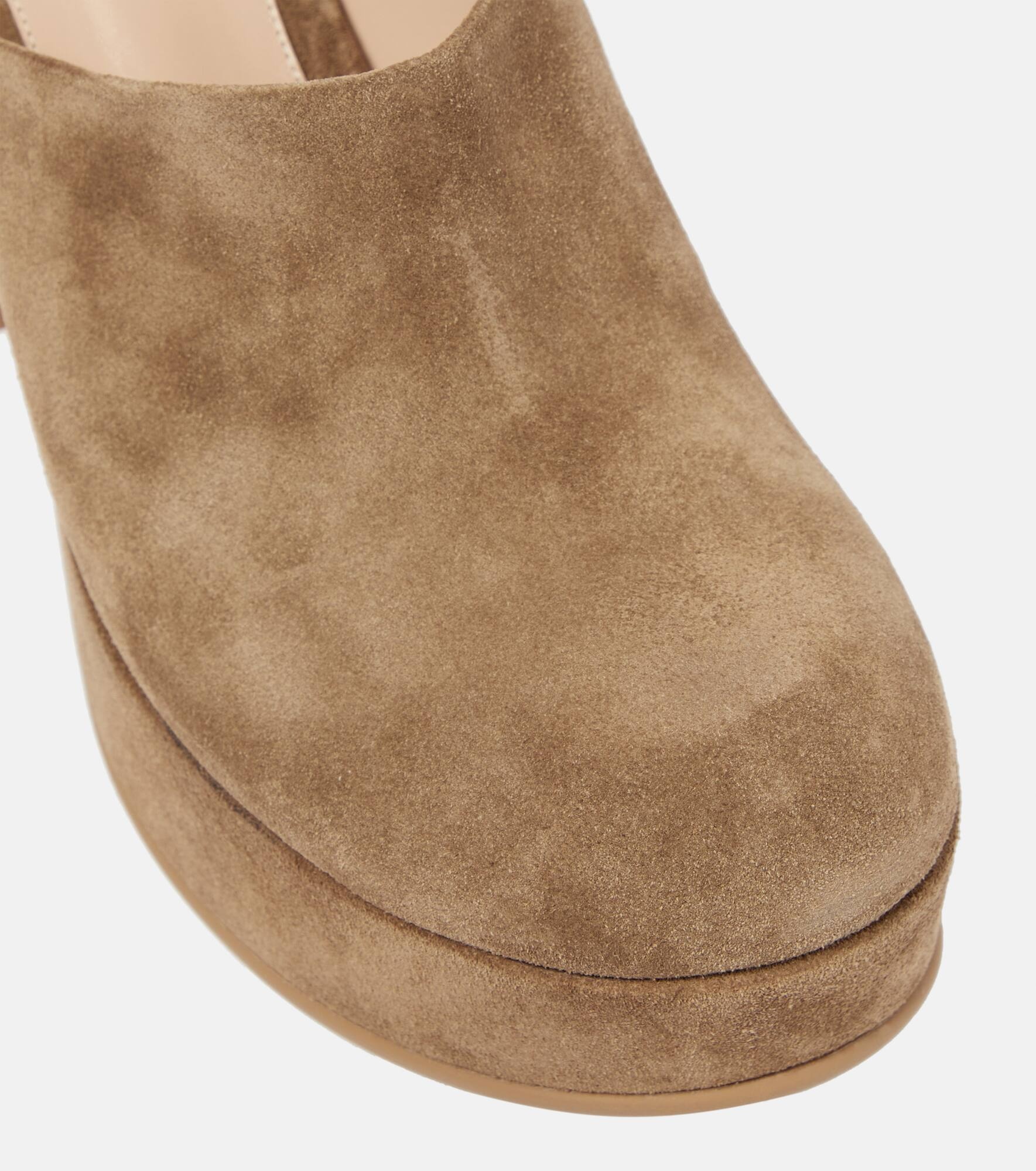 Lyss suede platform mules - 6